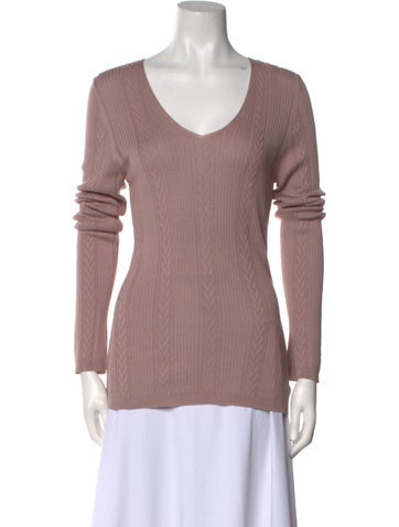 Etro Tops Scoop Neck Long Sleeve Tunic Us10, It46 | L