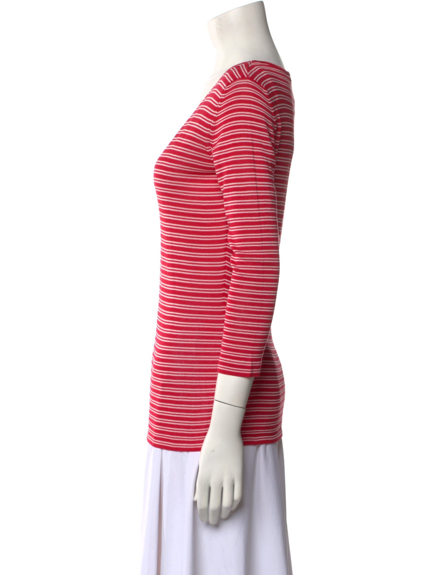 Etro Striped V-Neck T-Shirt w/ Tags