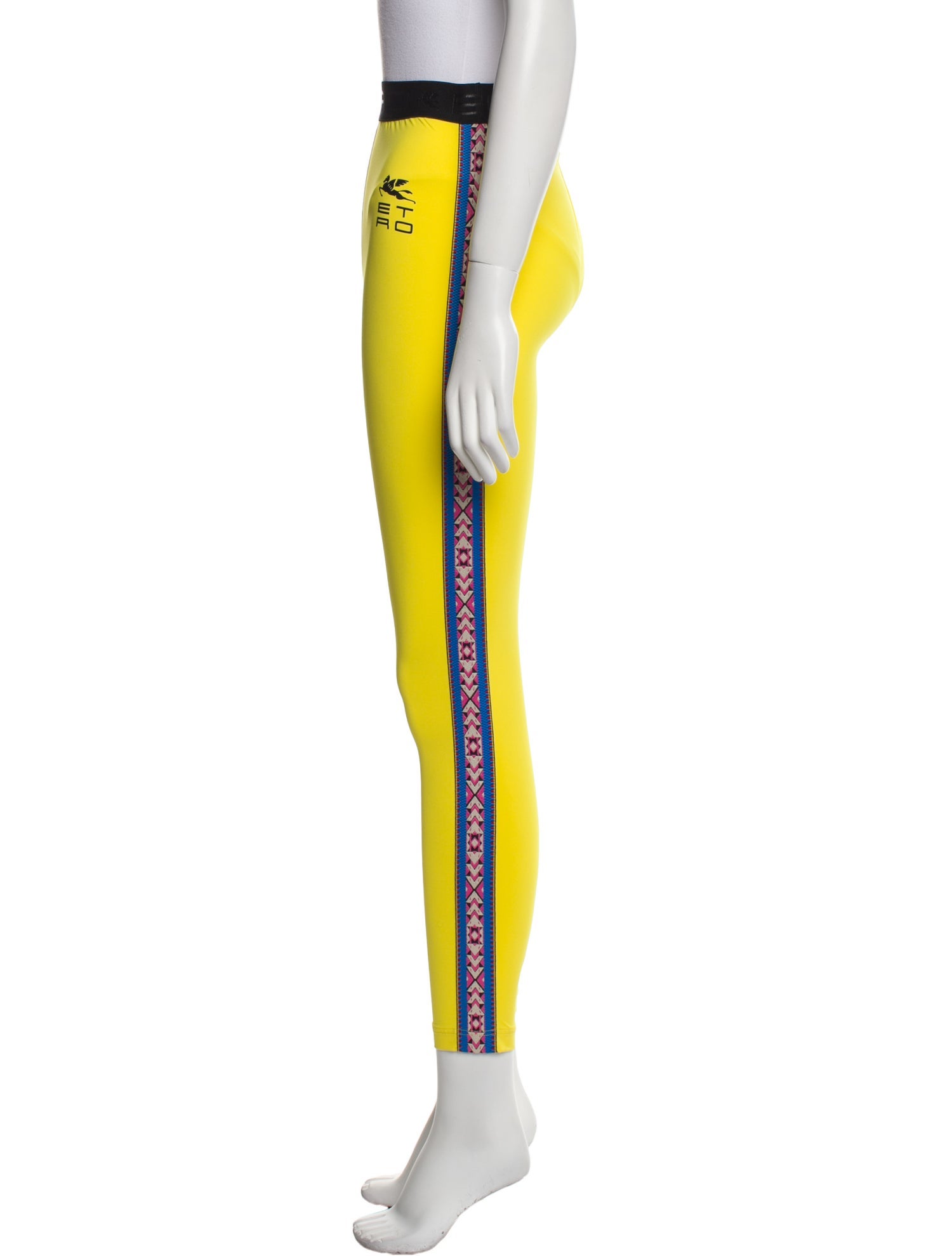 Etro Colorblock Pattern Skinny Leg Pants w/ Tags