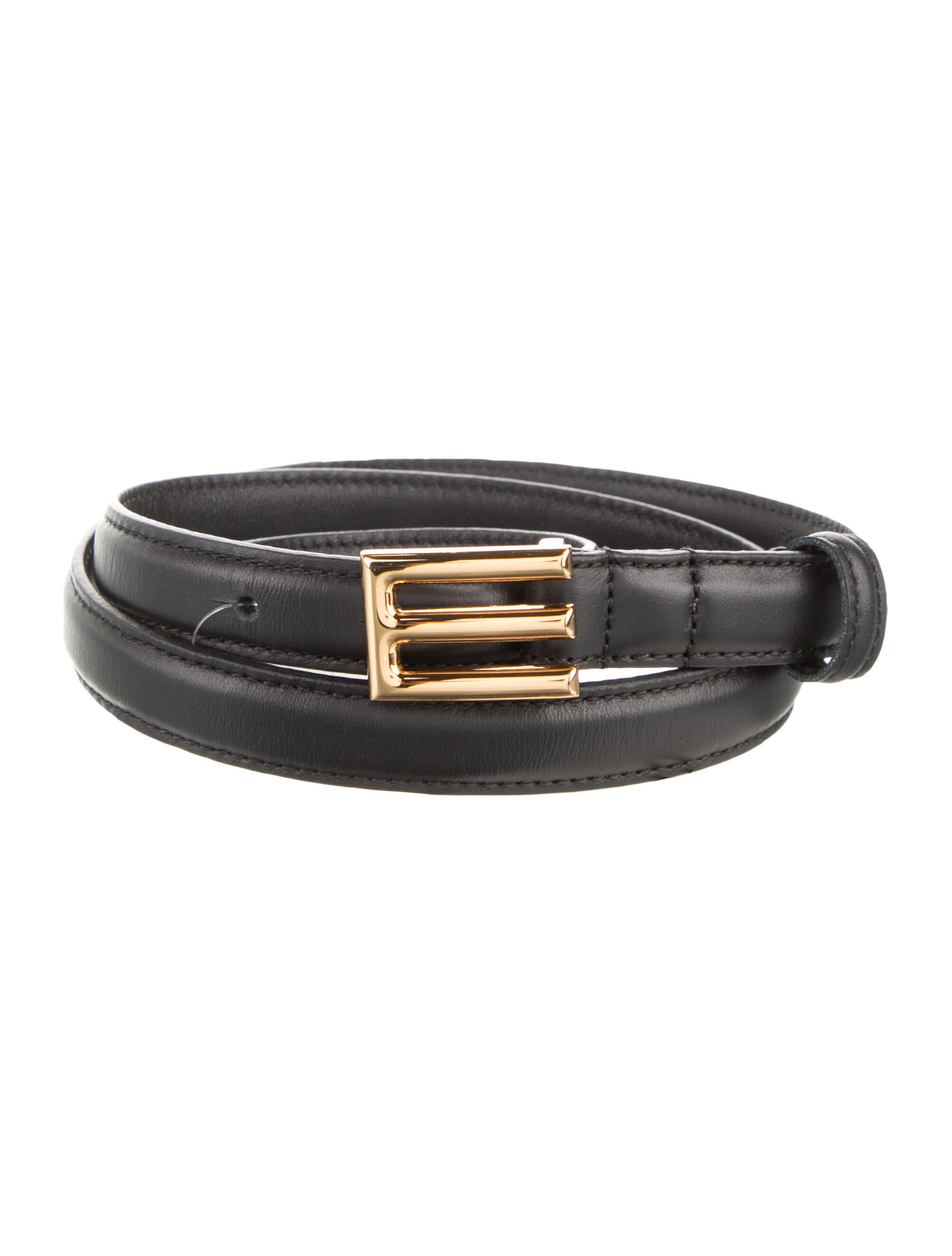 Etro Skinny Leather Belt
