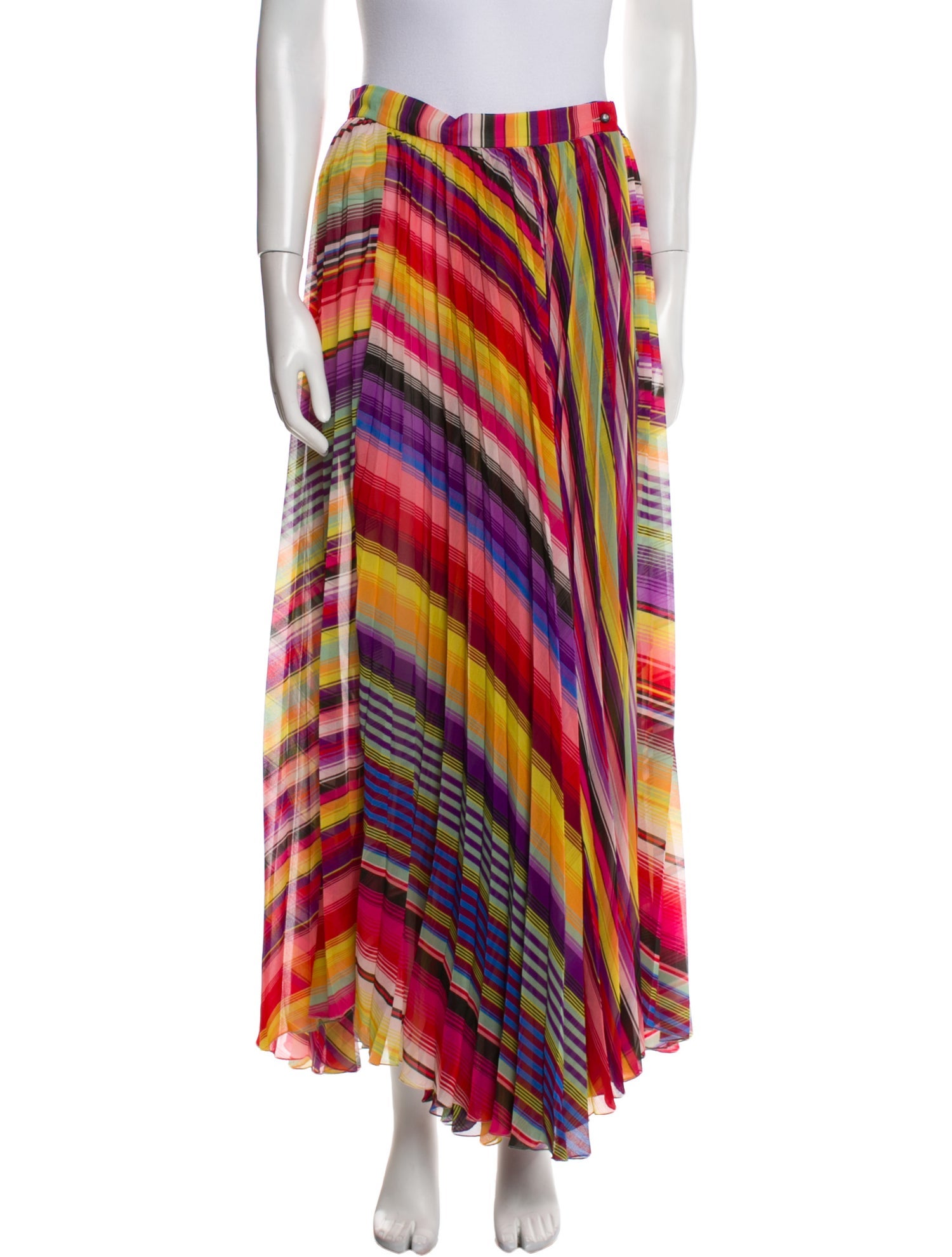 Etro Striped Midi Length Skirt