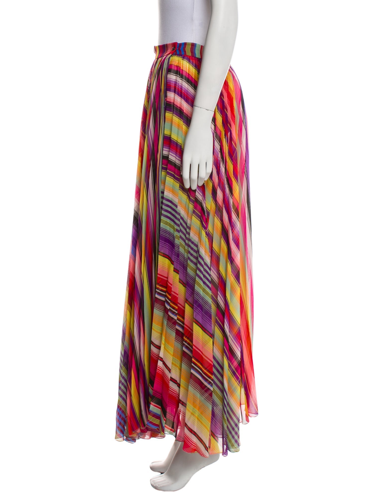 Etro Striped Midi Length Skirt