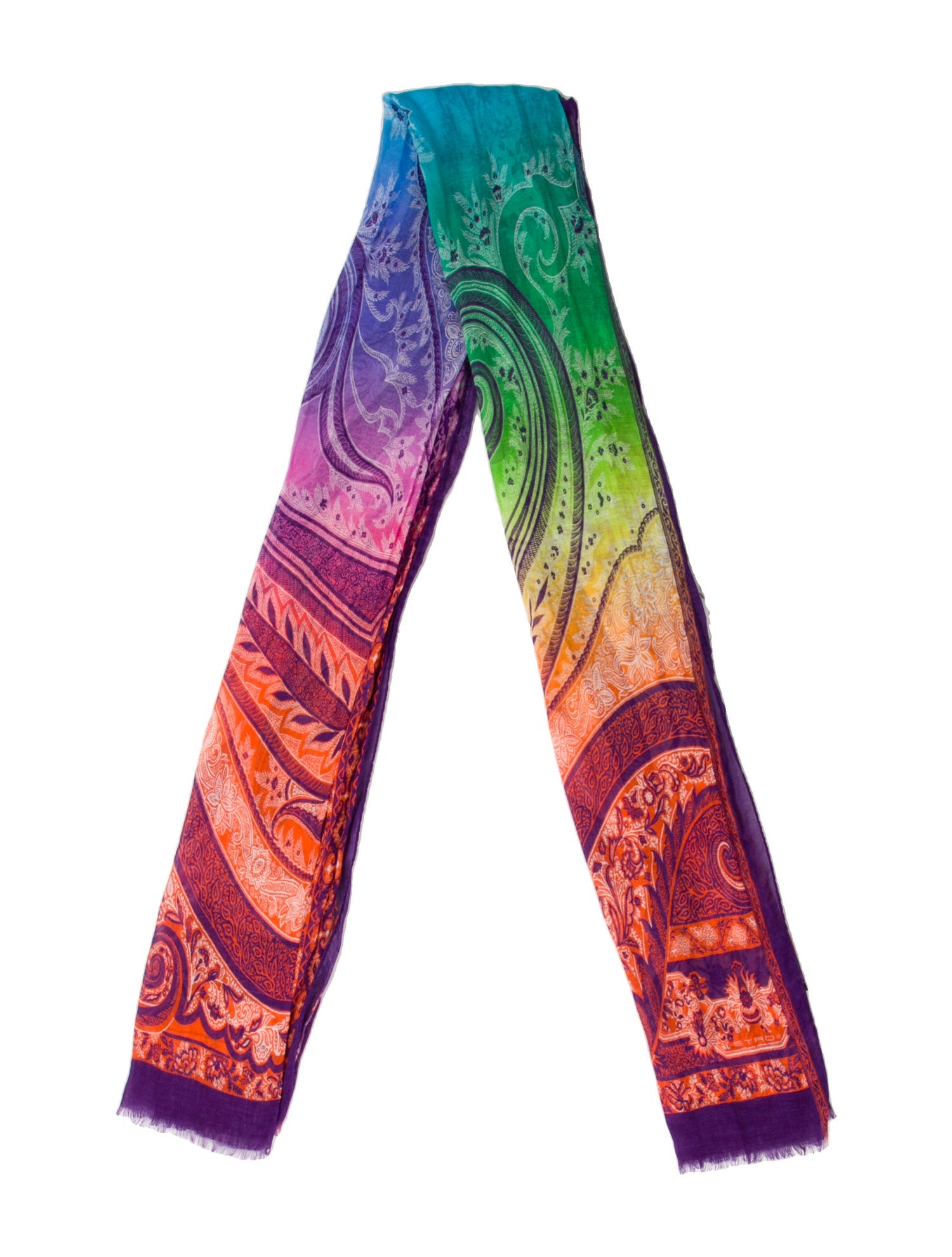 Etro Paisley Print Scarf