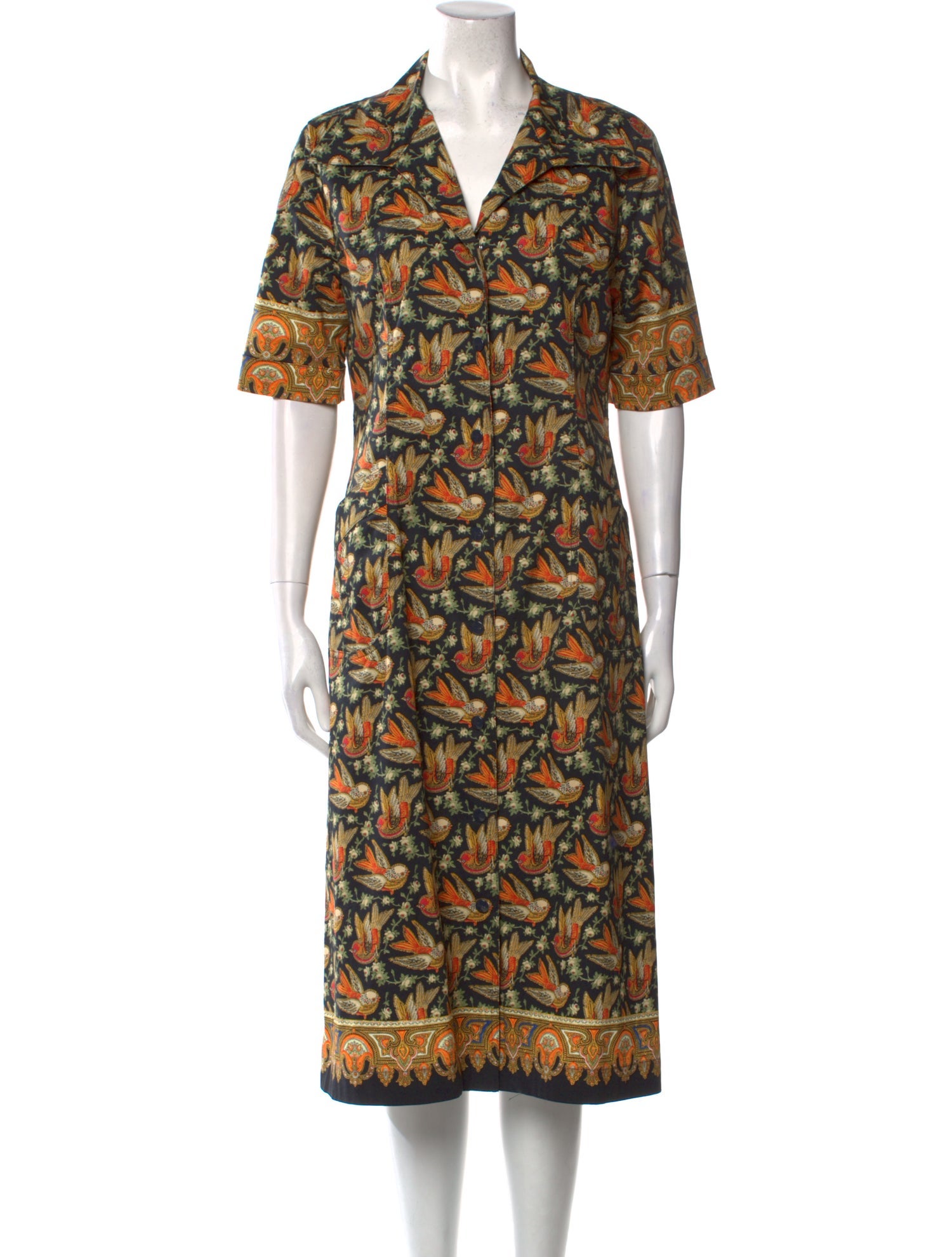 Etro Printed Midi Length Dress