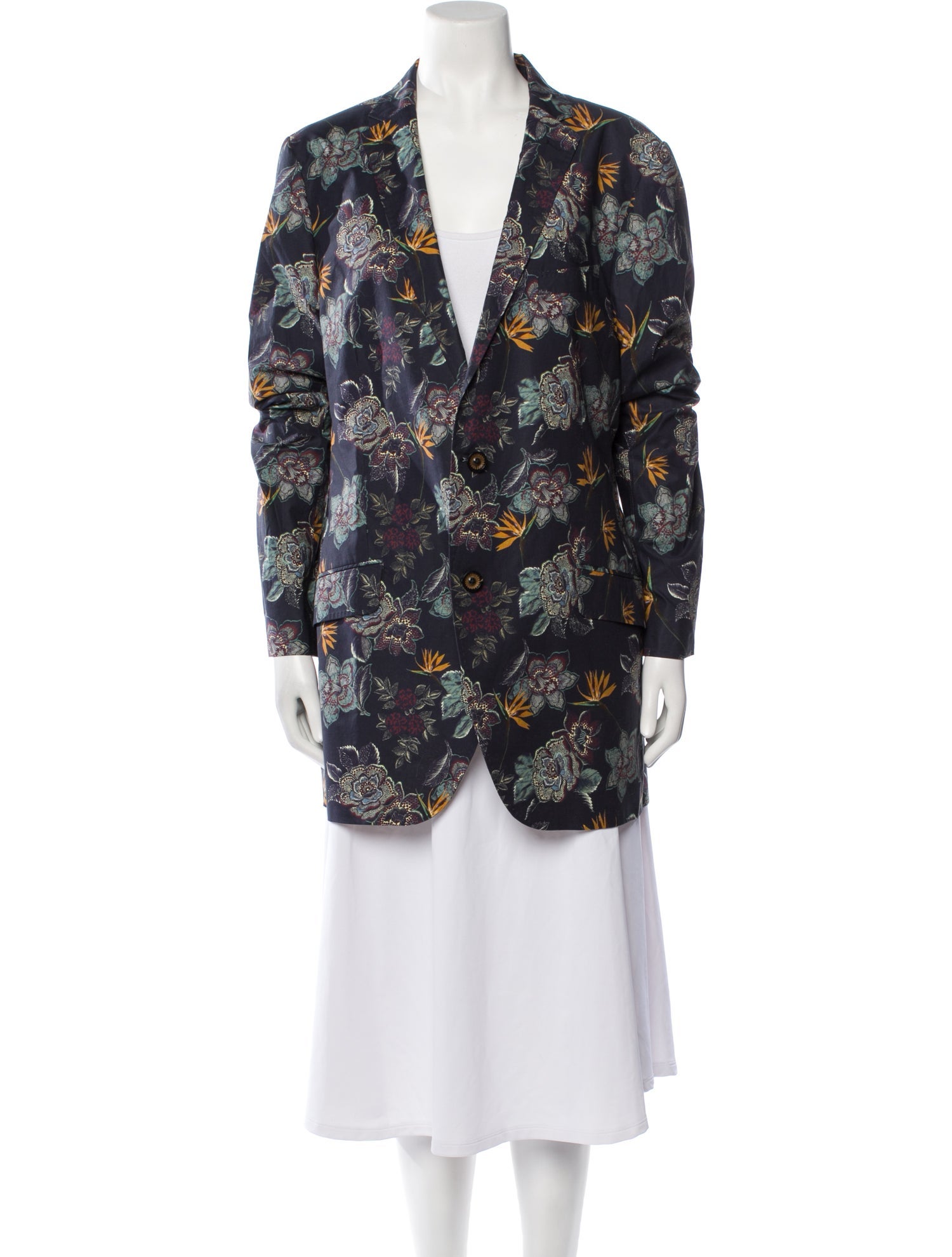 Etro Floral Print Jacket