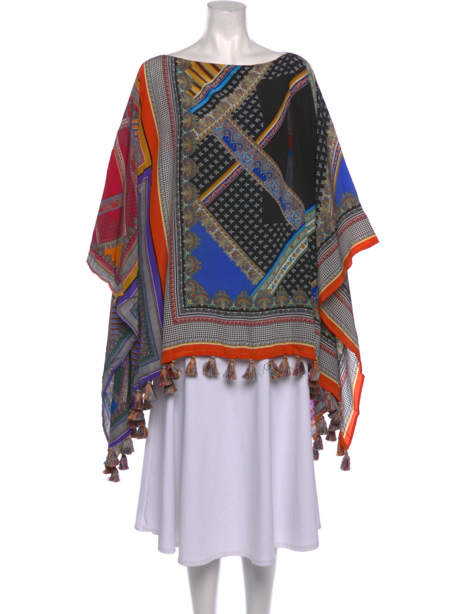 Etro Silk Midi Length Skirt