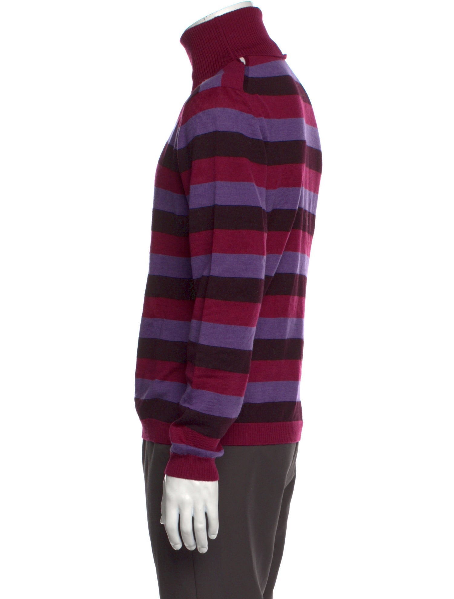 Etro Merino Wool Striped Pullover