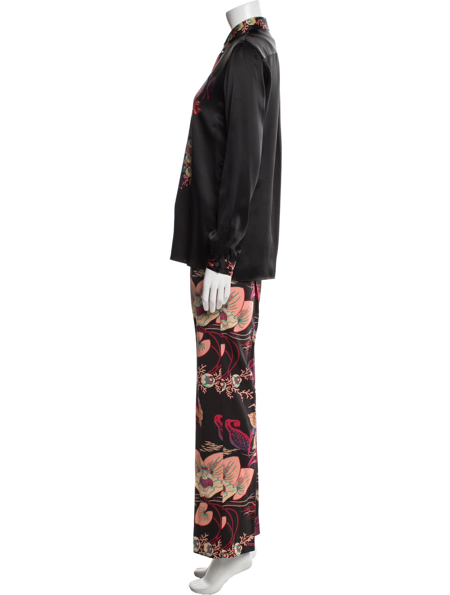 Etro Silk Floral Print Pant Set w/ Tags