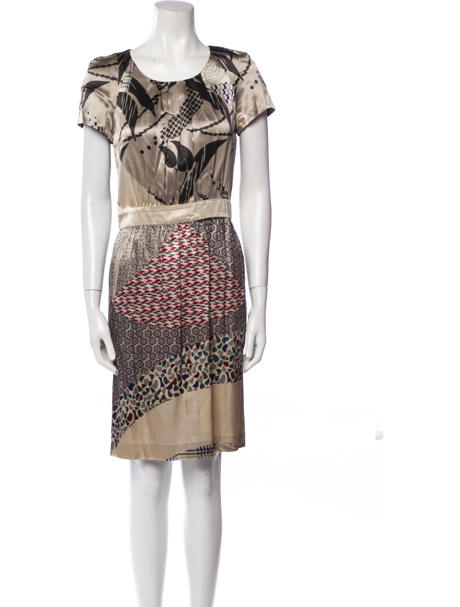 Etro Printed Knee-Length Dress