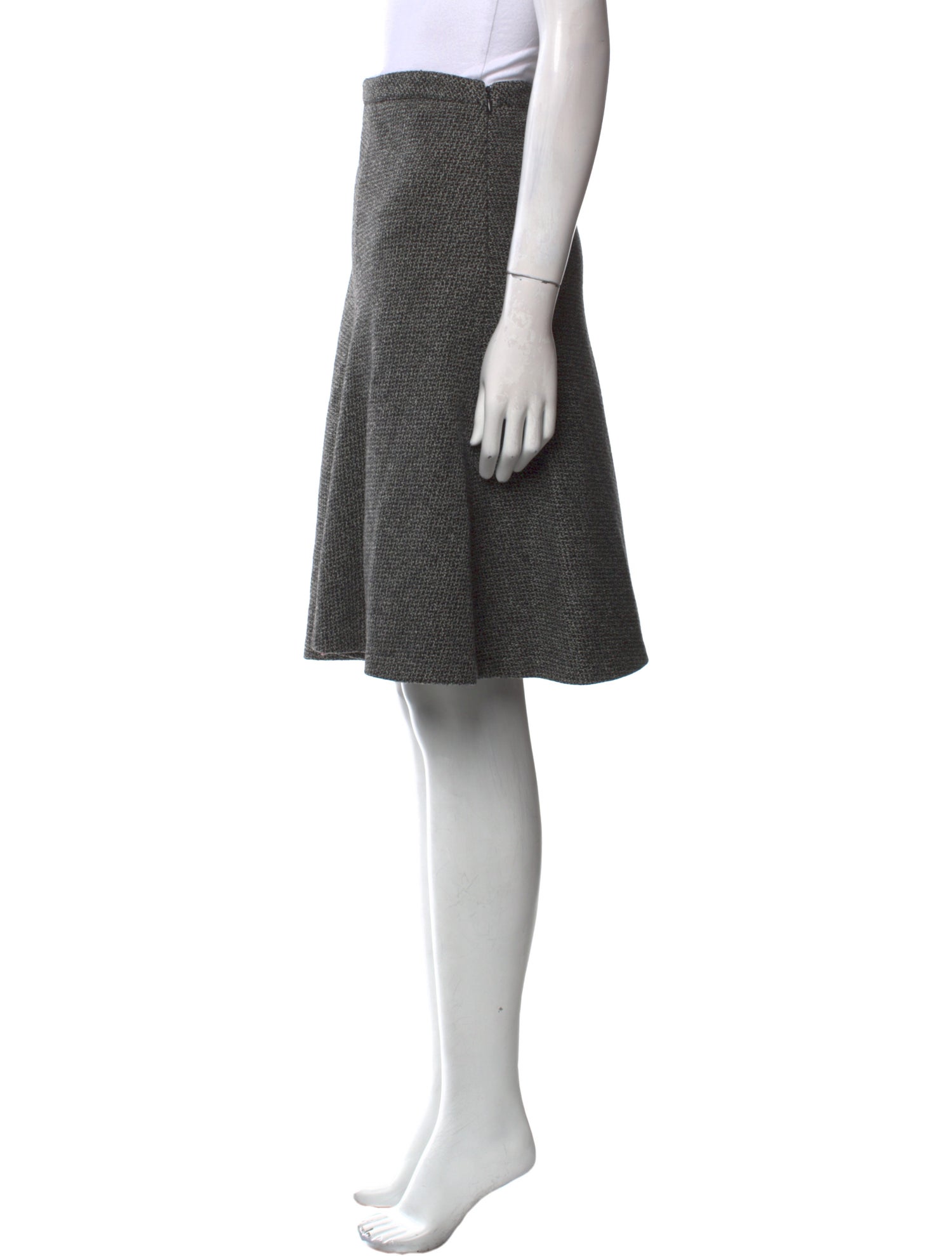 Etro Ruffle Embellishment Knee-Length Skirt