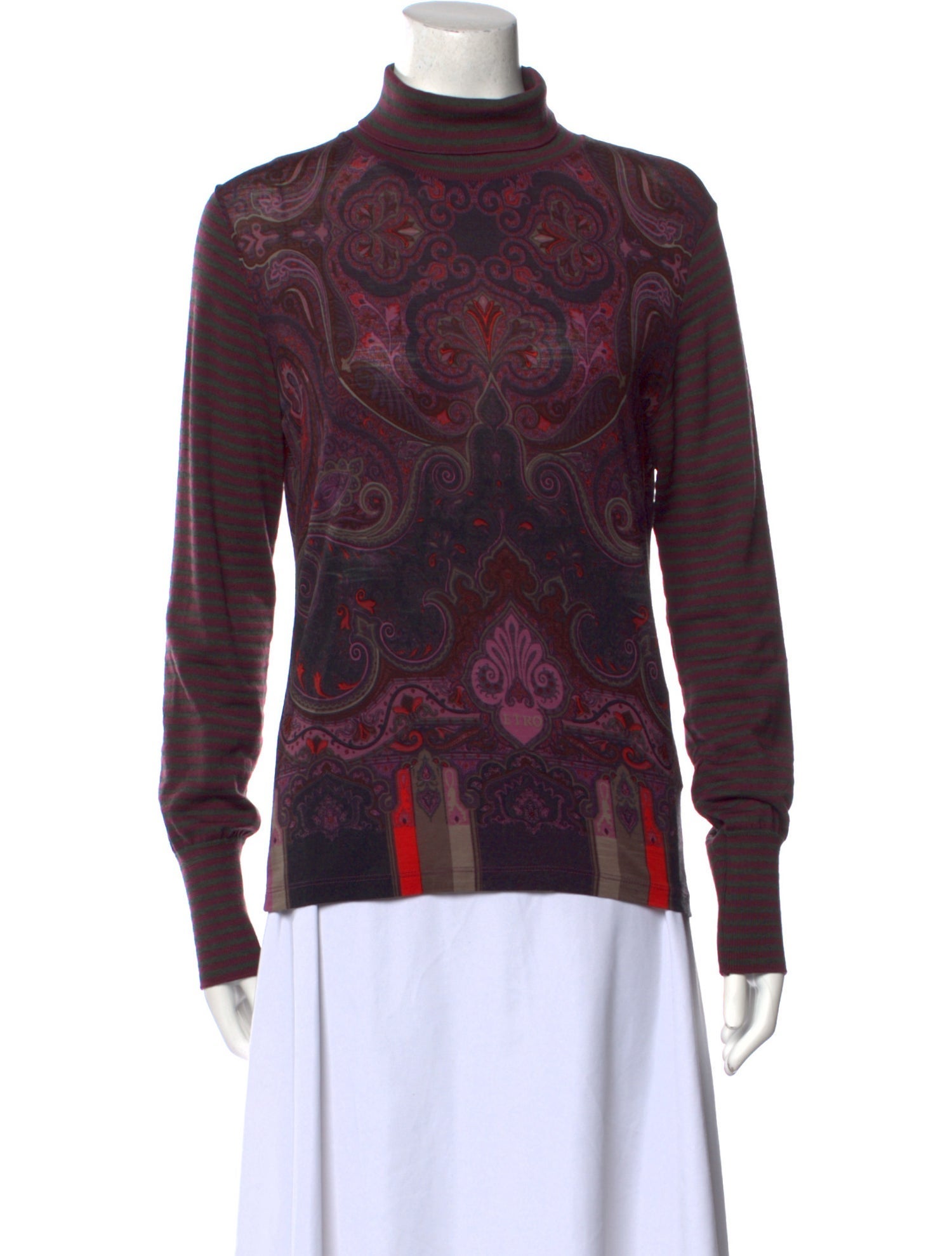 Etro Wool Printed Sweater