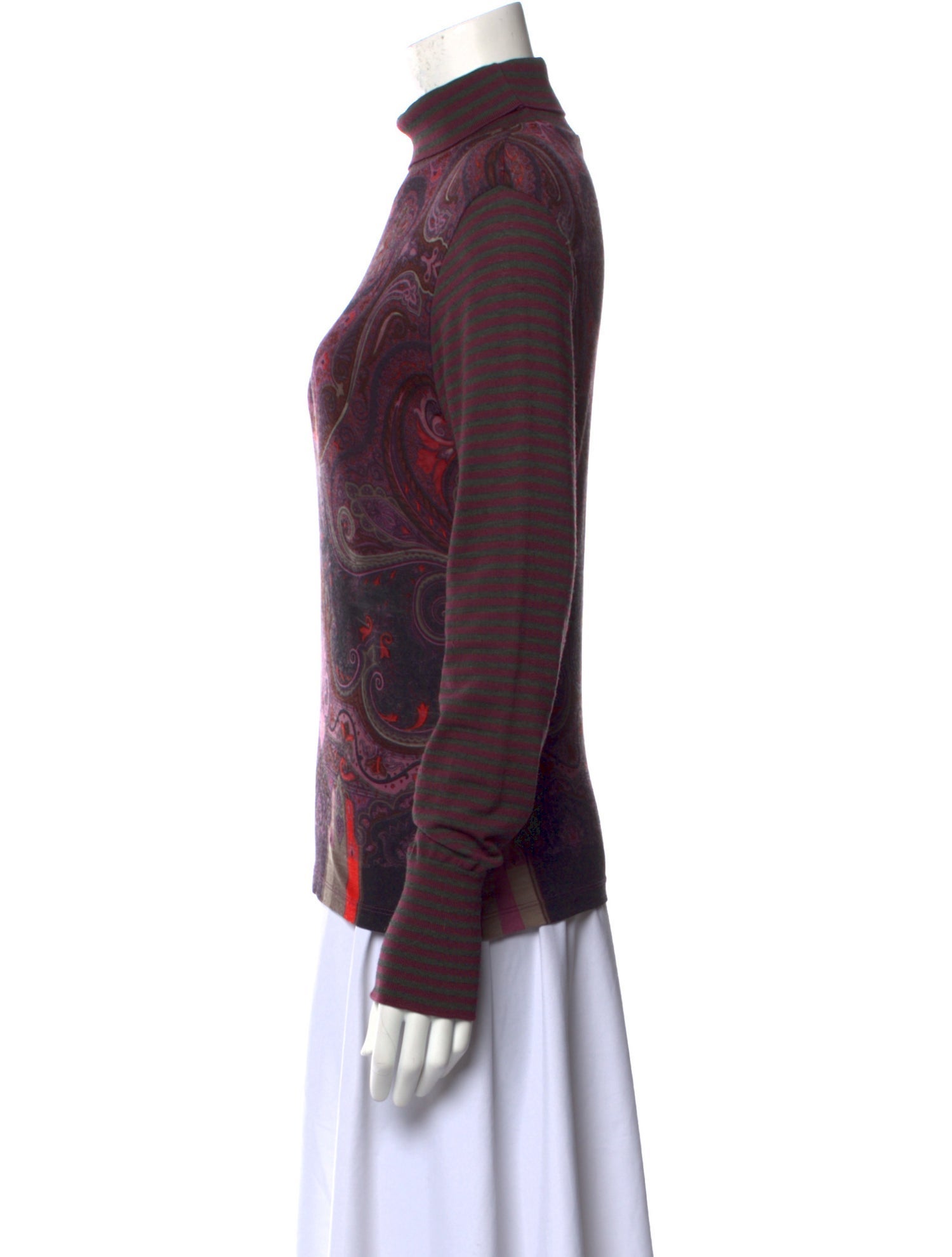 Etro Wool Printed Sweater