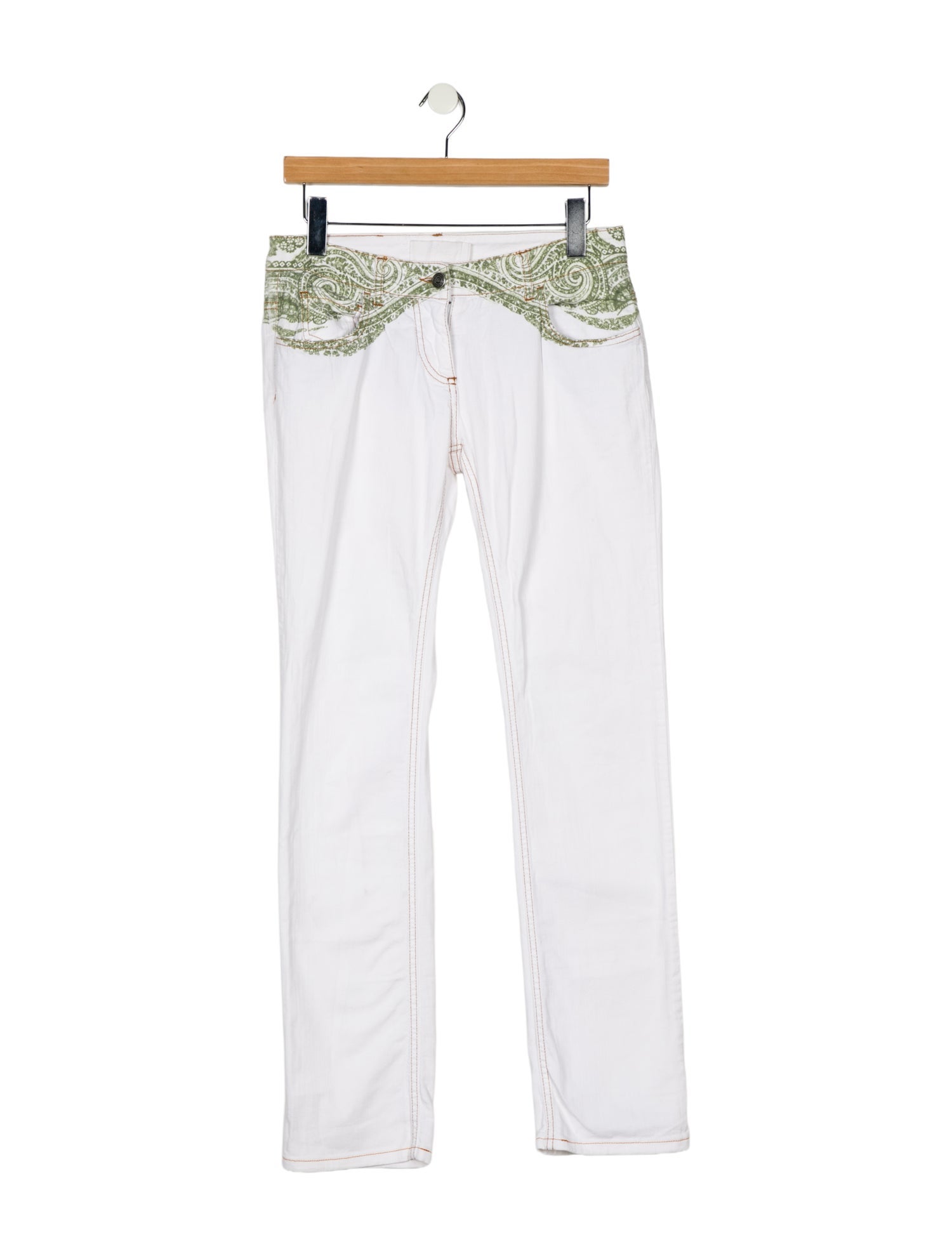 Etro Mid-Rise Straight Leg Jeans