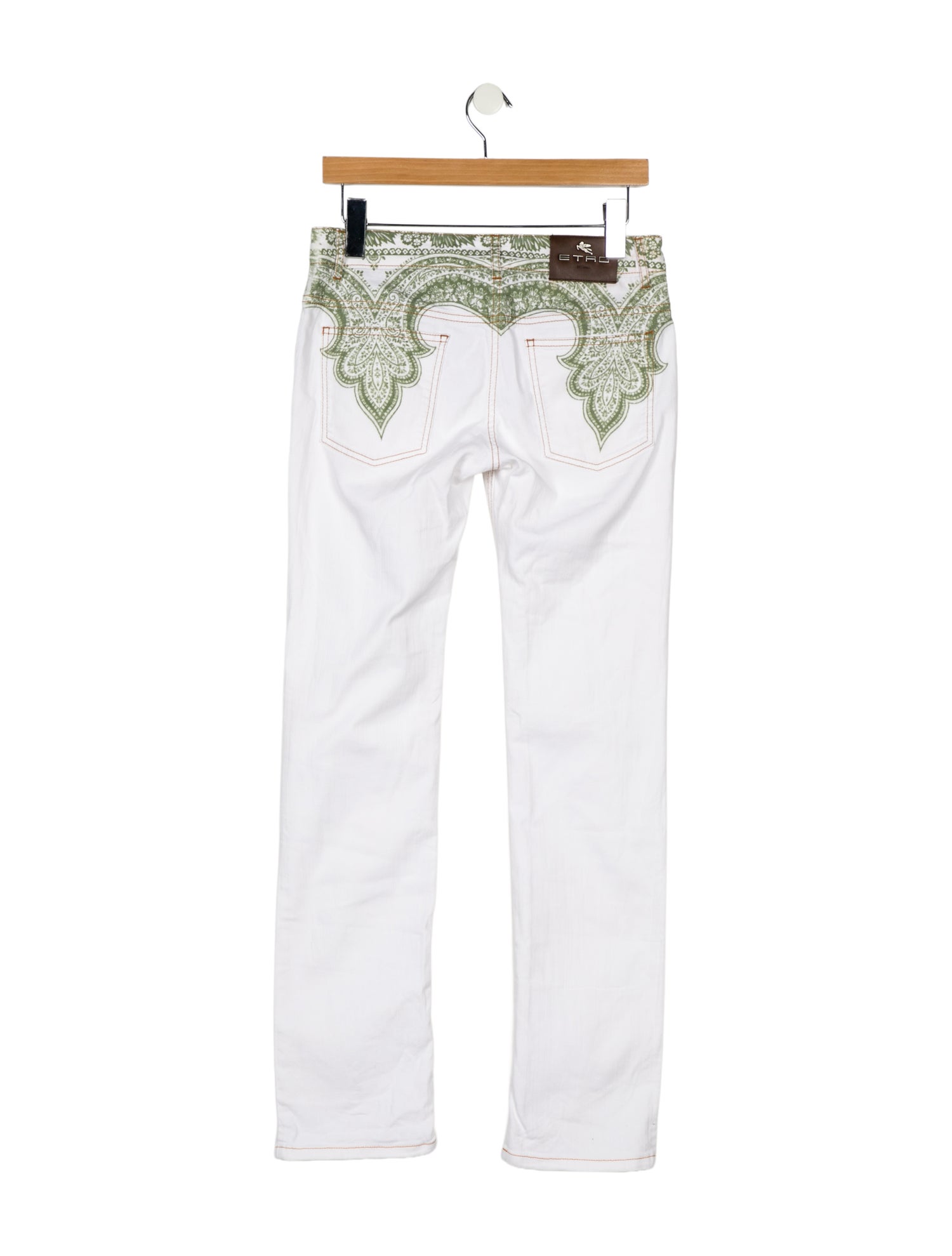 Etro Mid-Rise Straight Leg Jeans