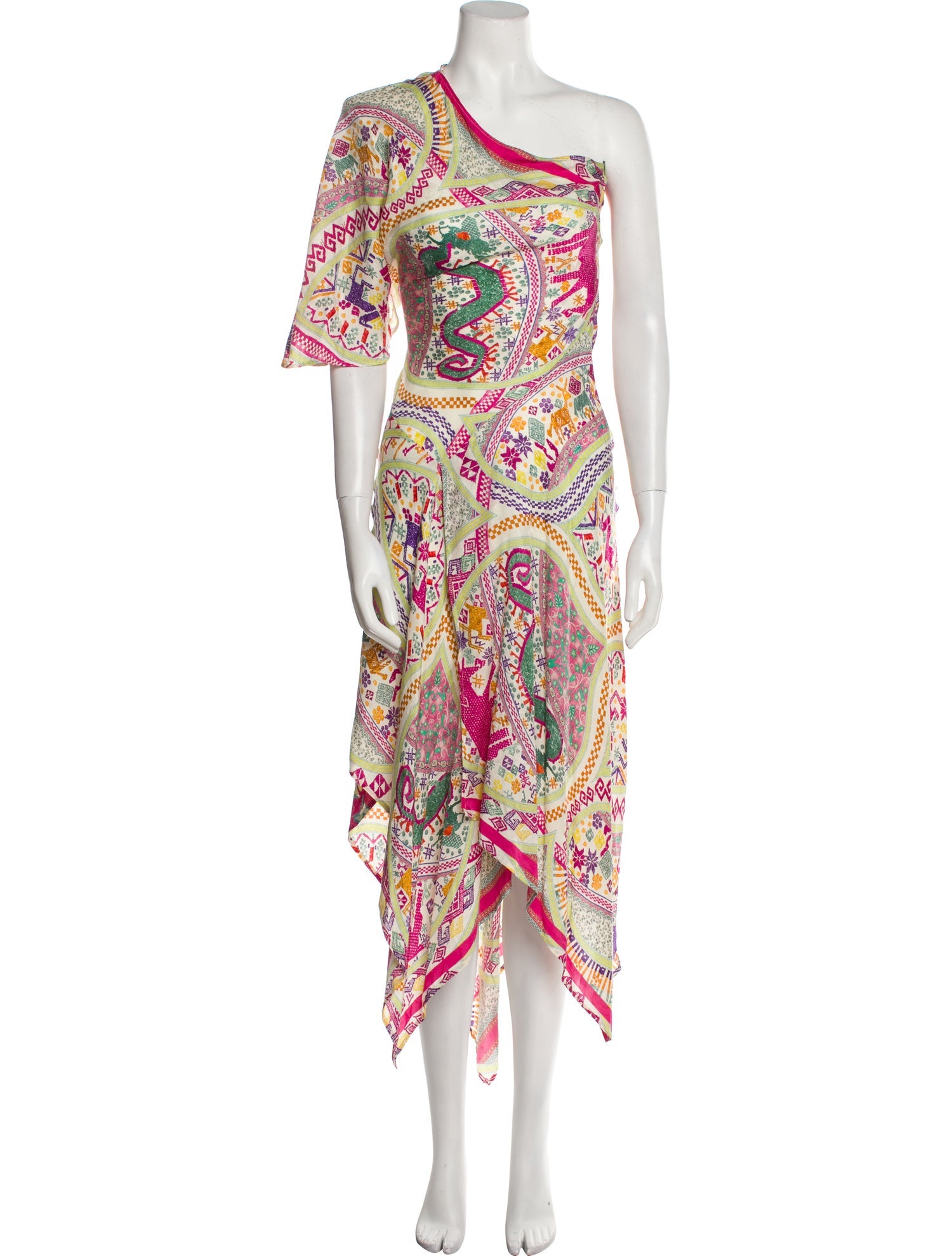 Etro Paisley Print Long Dress
