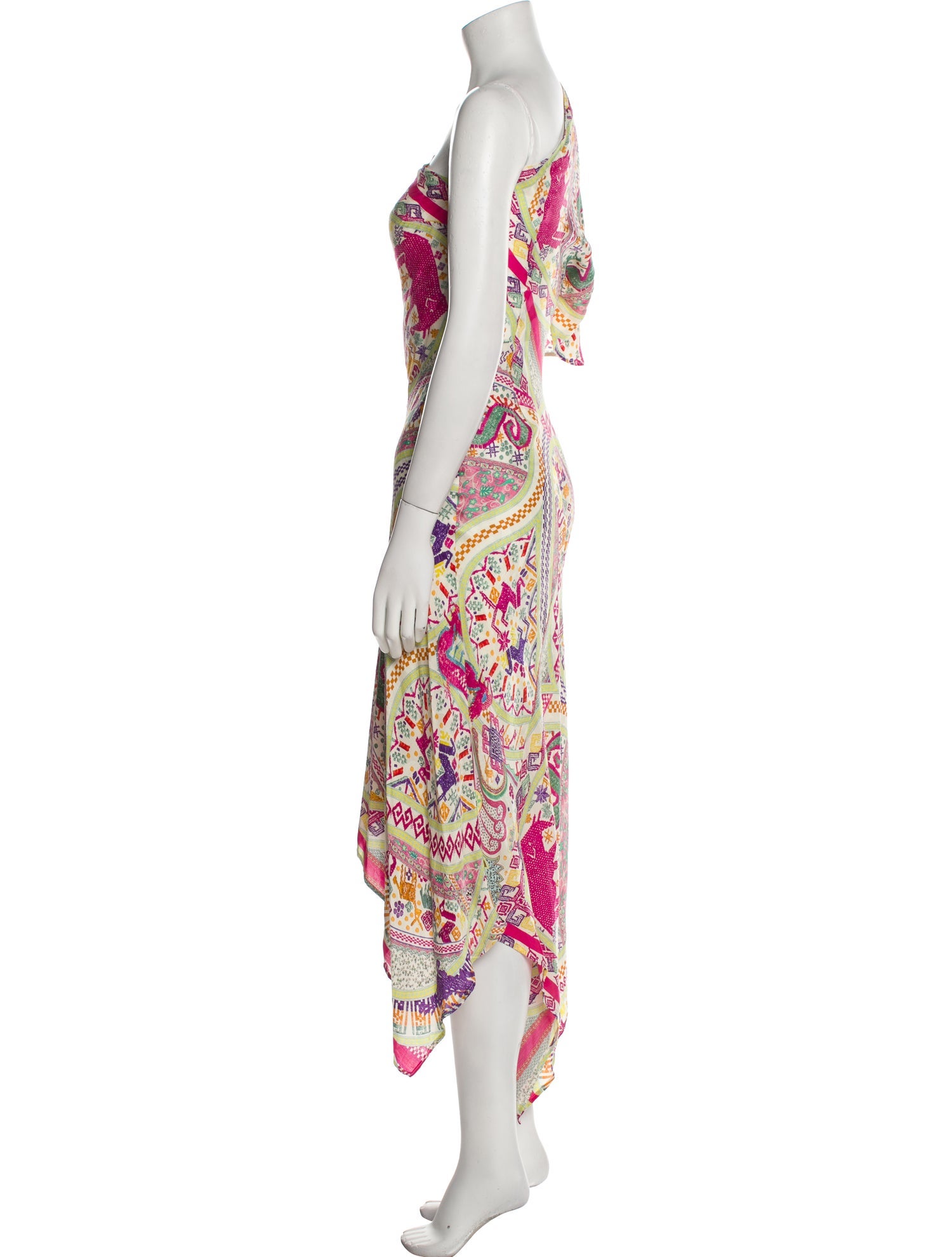 Etro Paisley Print Long Dress