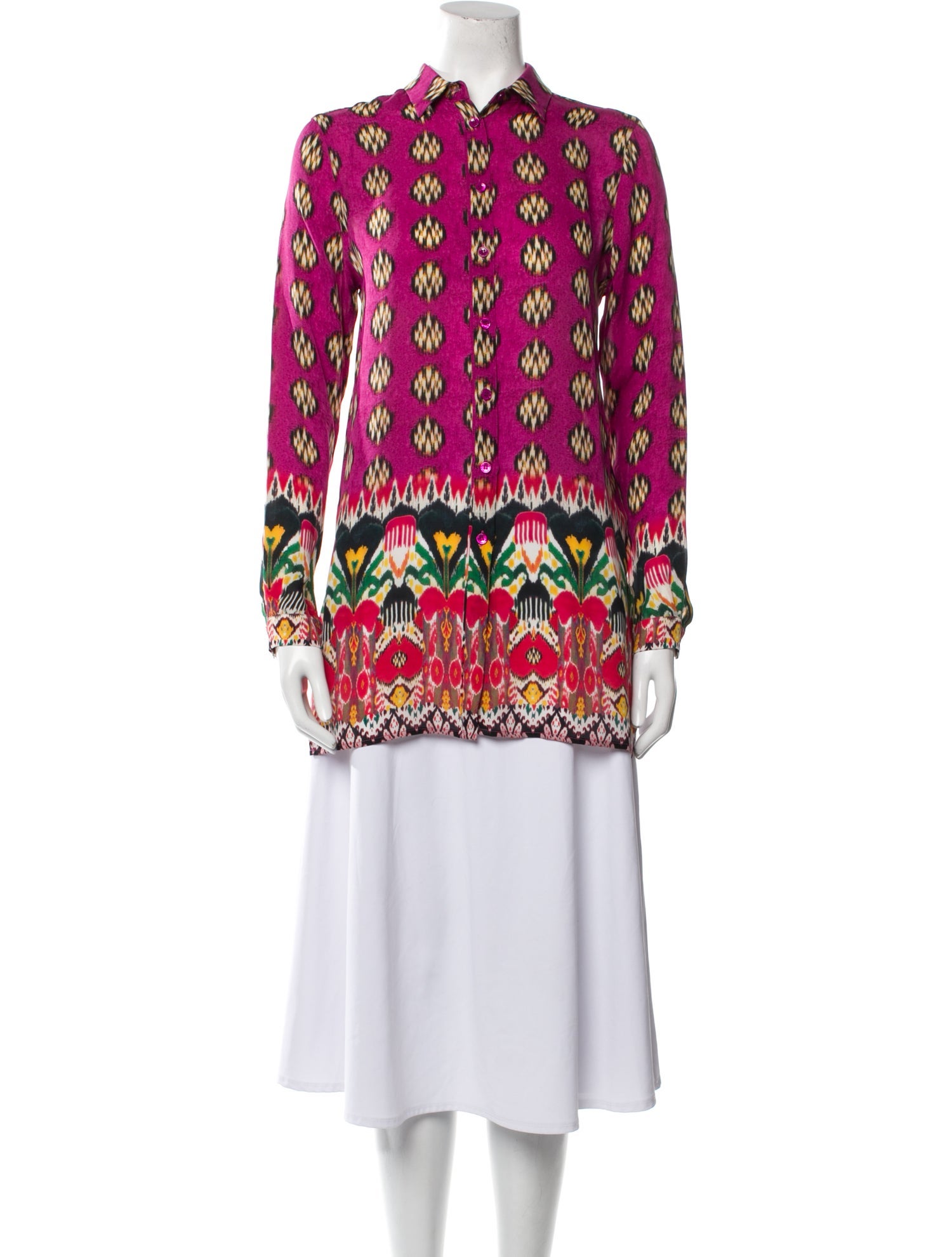 Etro Silk Printed Tunic