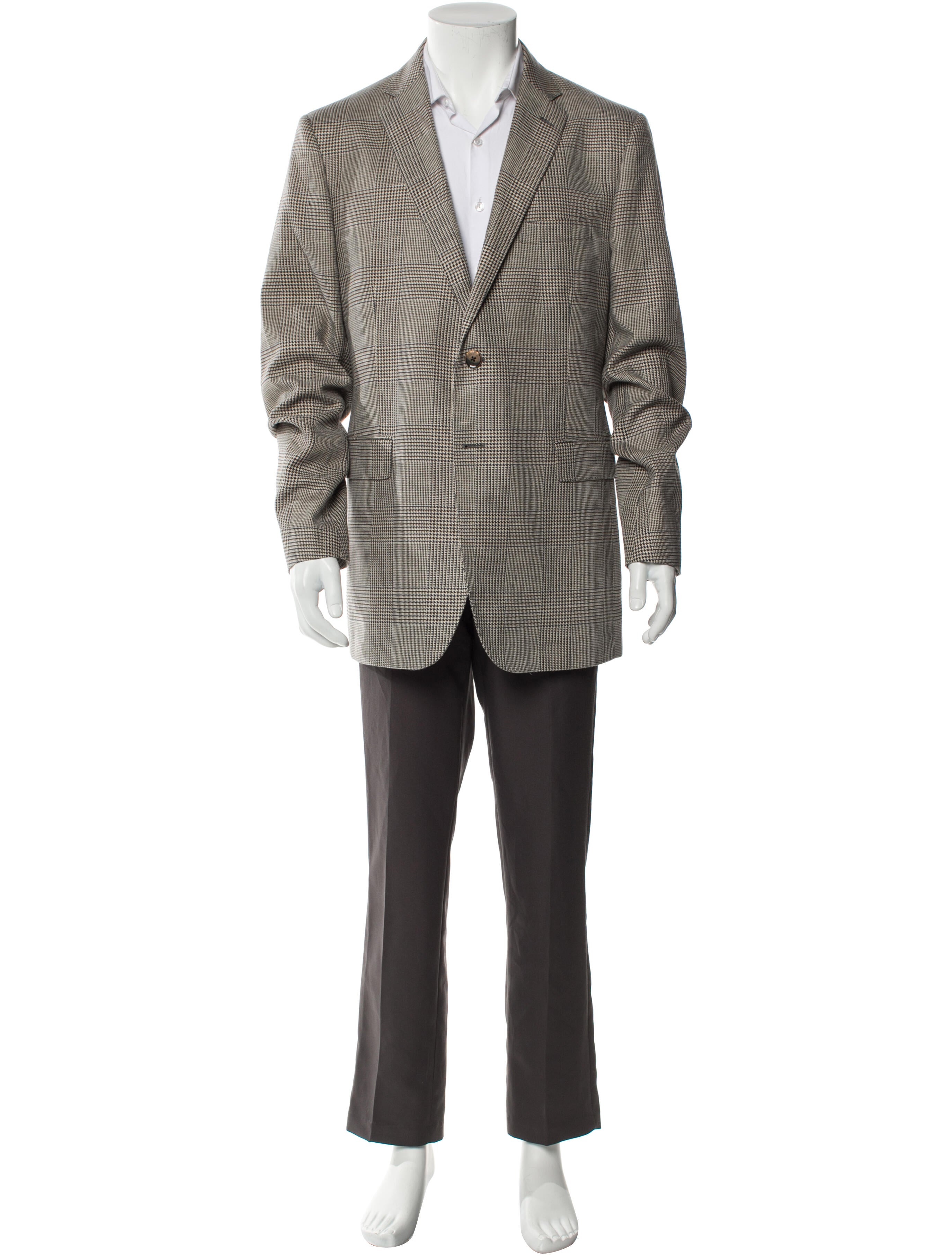 Etro Houndstooth Print Blazer