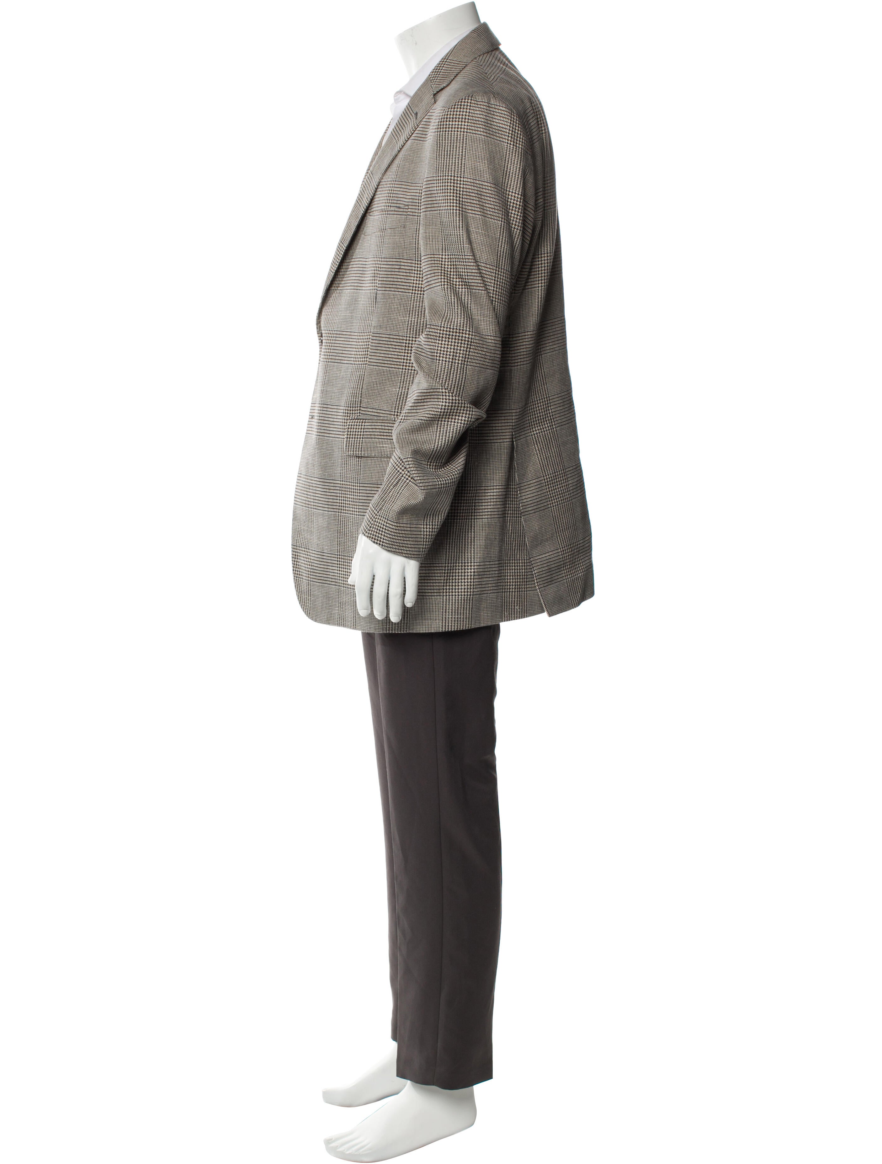 Etro Houndstooth Print Blazer