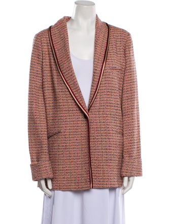 Etro Tweed Pattern Blazer