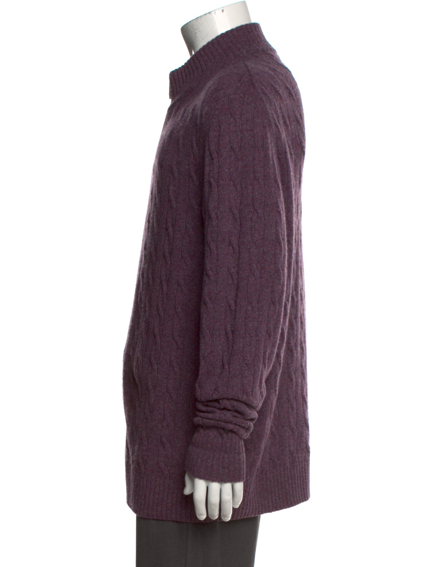 Etro Cashmere Mock Neck Cardigan