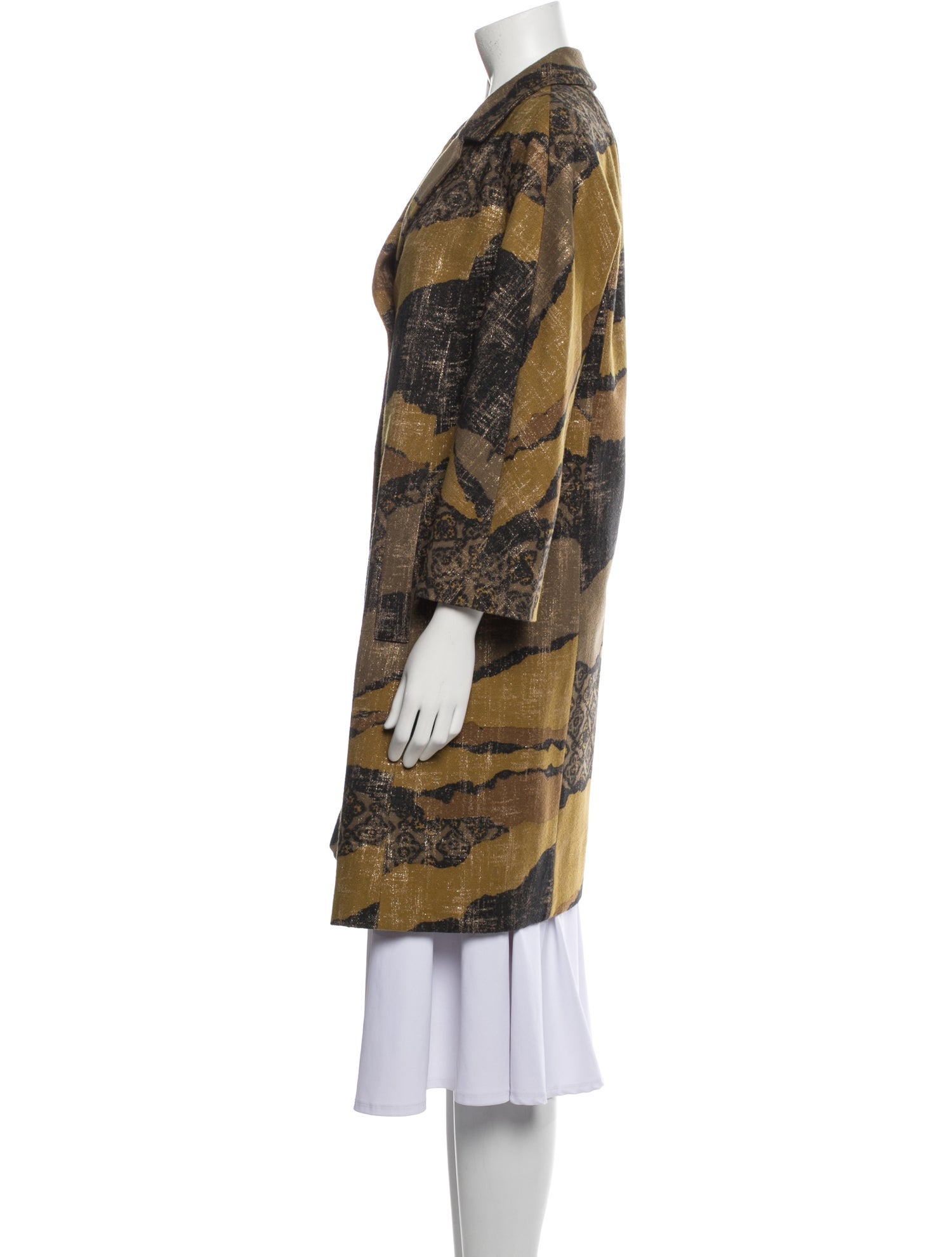 Etro Printed Trench Coat