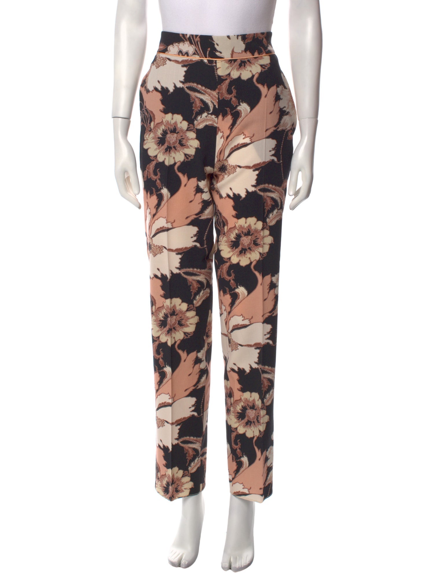 Etro Wool Straight Leg Pants