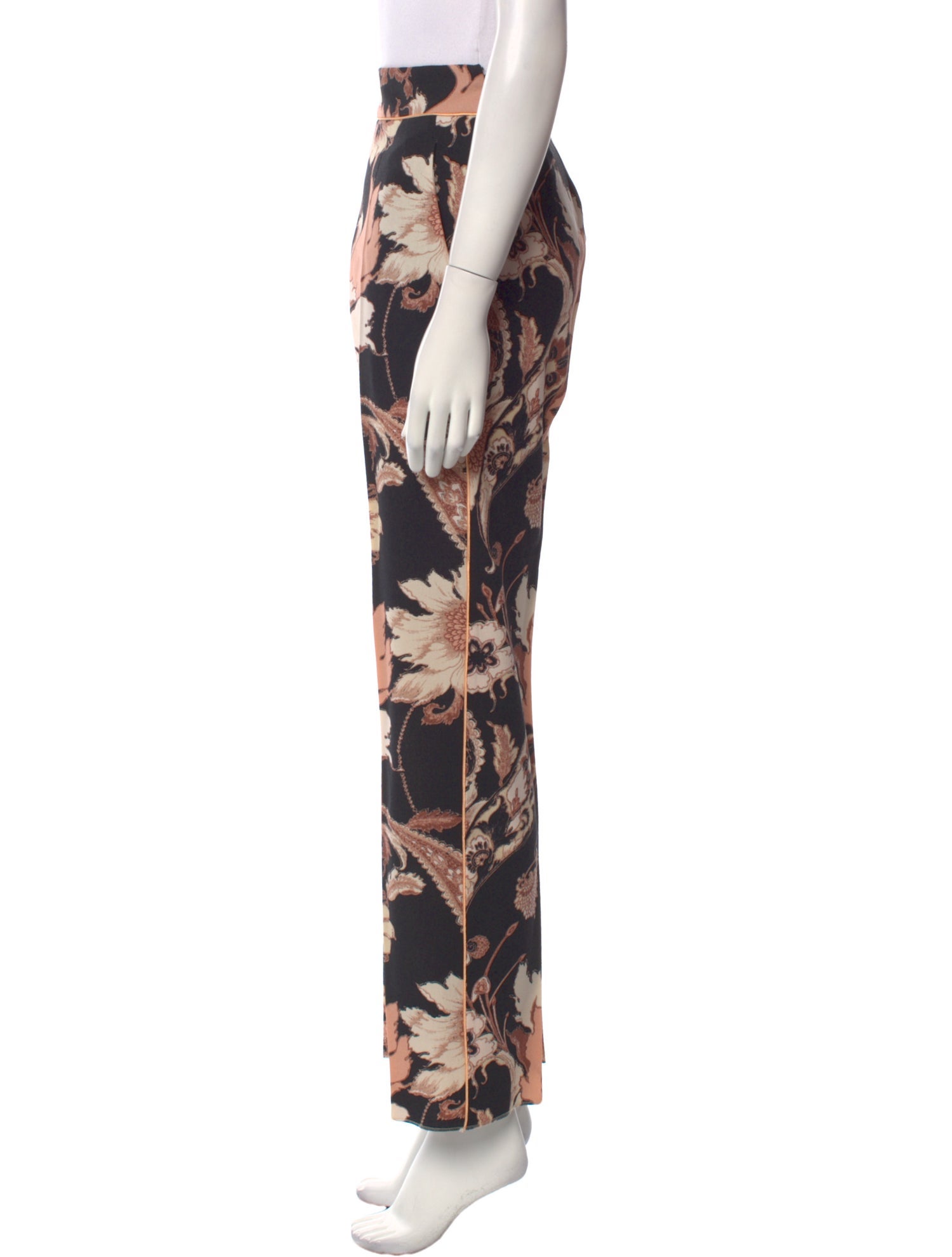 Etro Wool Straight Leg Pants