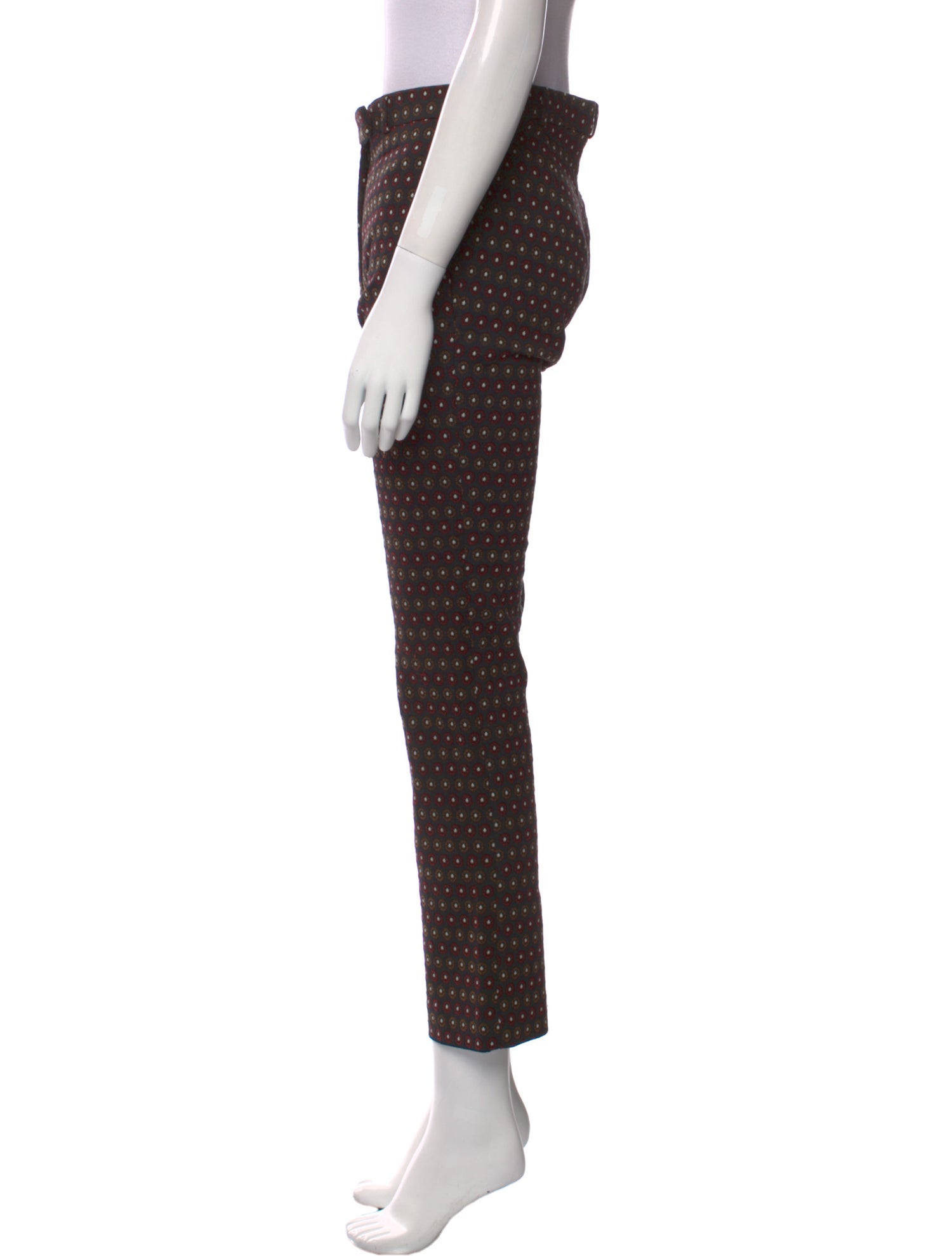 Etro Printed Straight Leg Pants