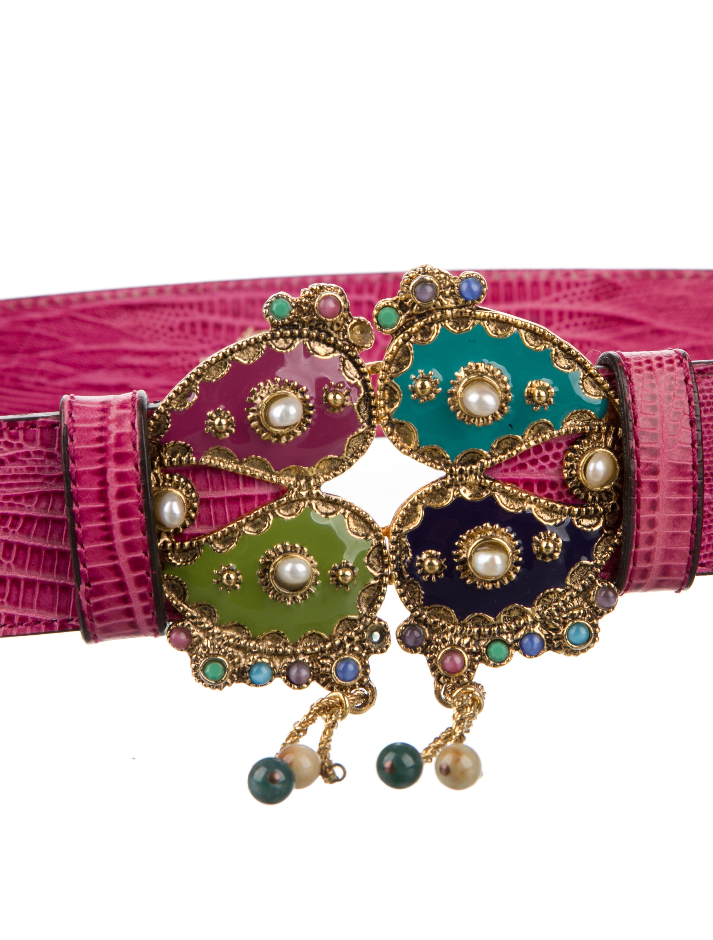 Etro Leather Waist Belt