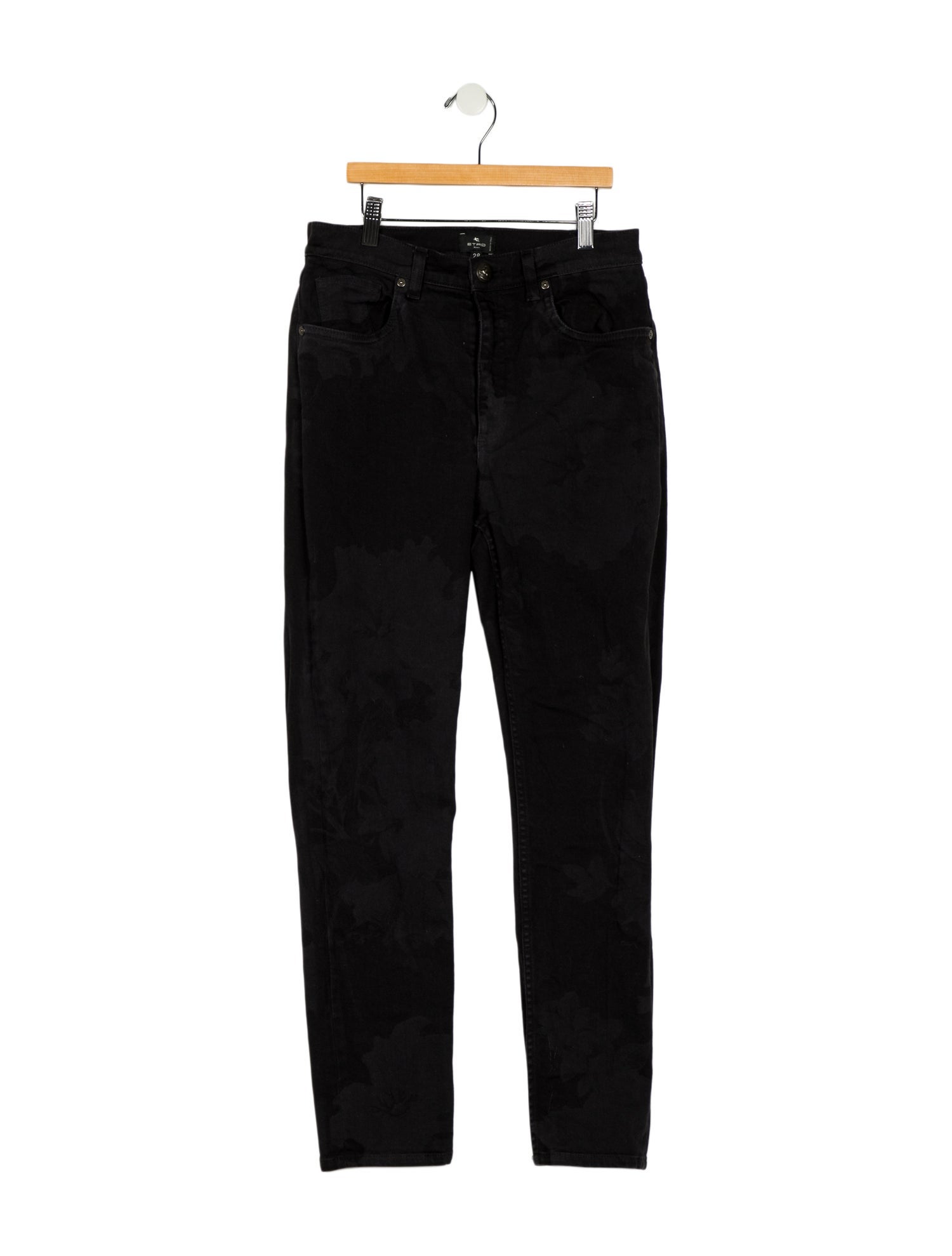 Etro High-Rise Straight Leg Jeans