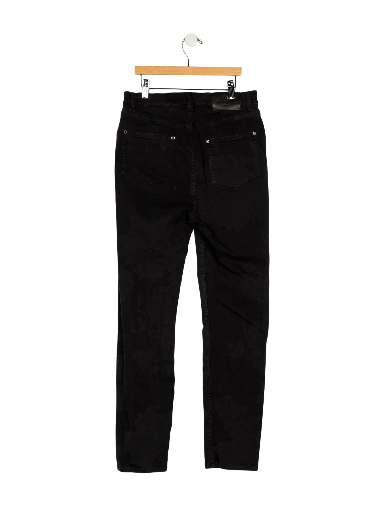 Etro High-Rise Straight Leg Jeans