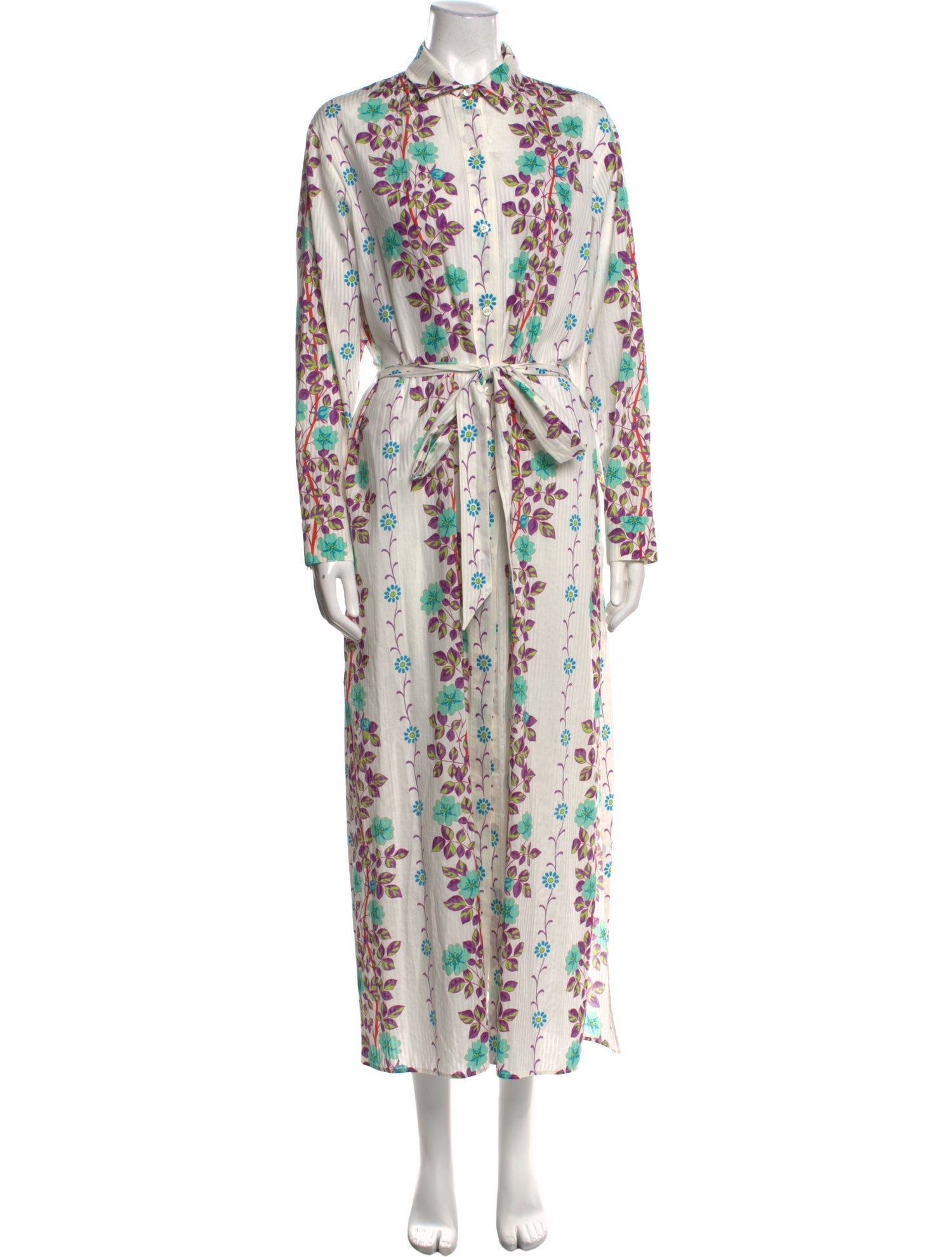 Etro Floral Print Long Dress