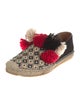Etro Printed Pom-Pom Embellishments Espadrilles