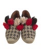 Etro Printed Pom-Pom Embellishments Espadrilles