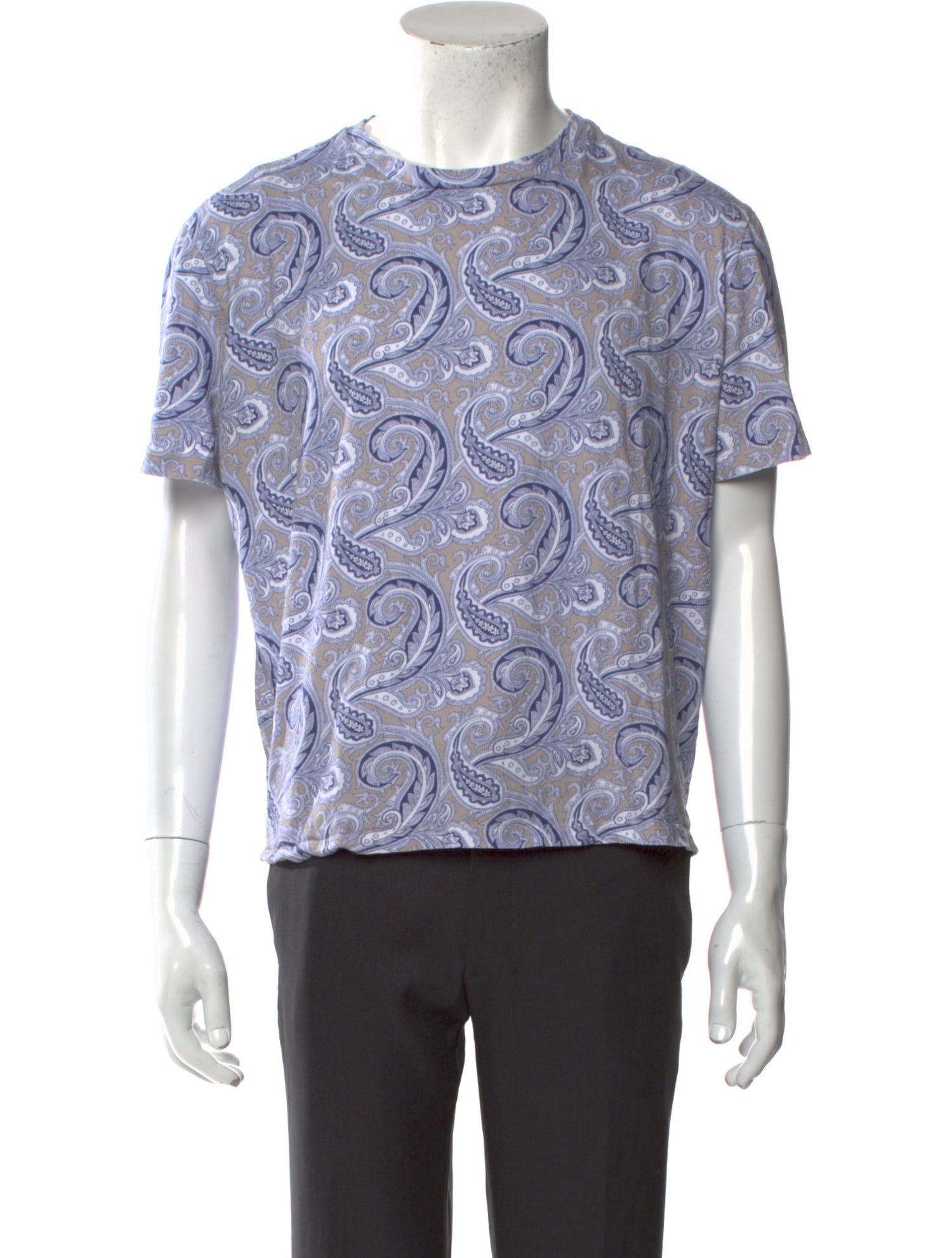 Etro Printed Short Sleeve Top