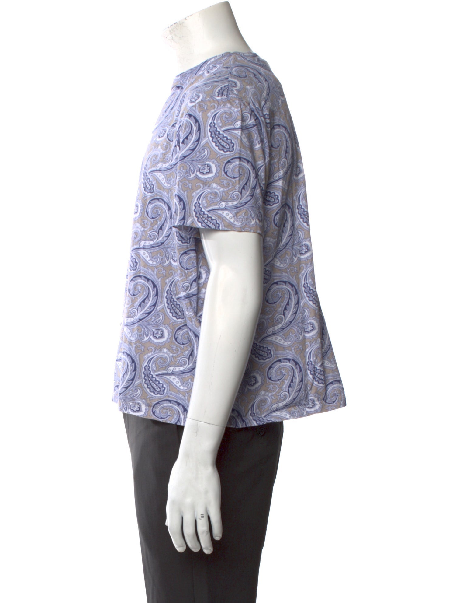 Etro Printed Short Sleeve Top