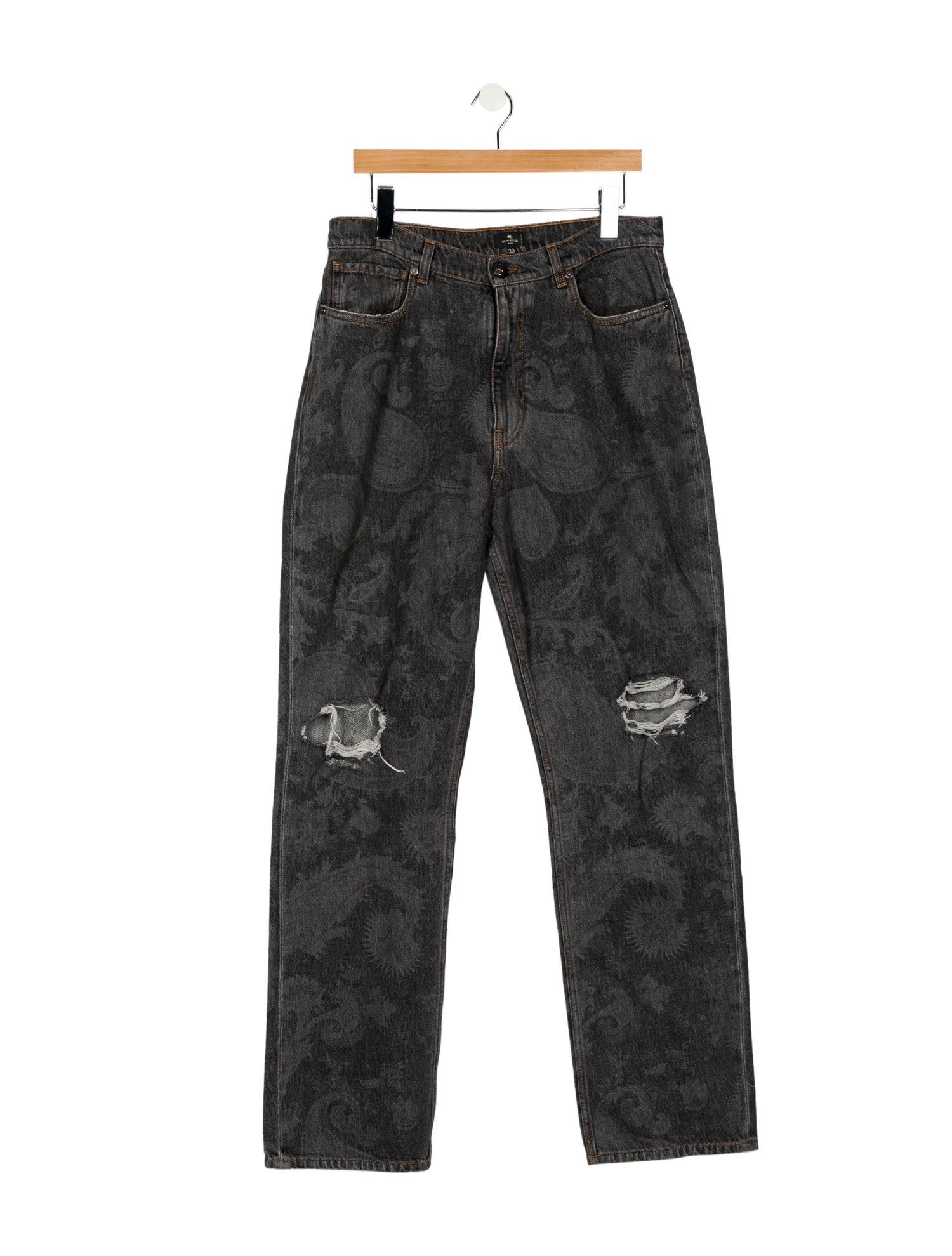 Etro High-Rise Wide Leg Jeans
