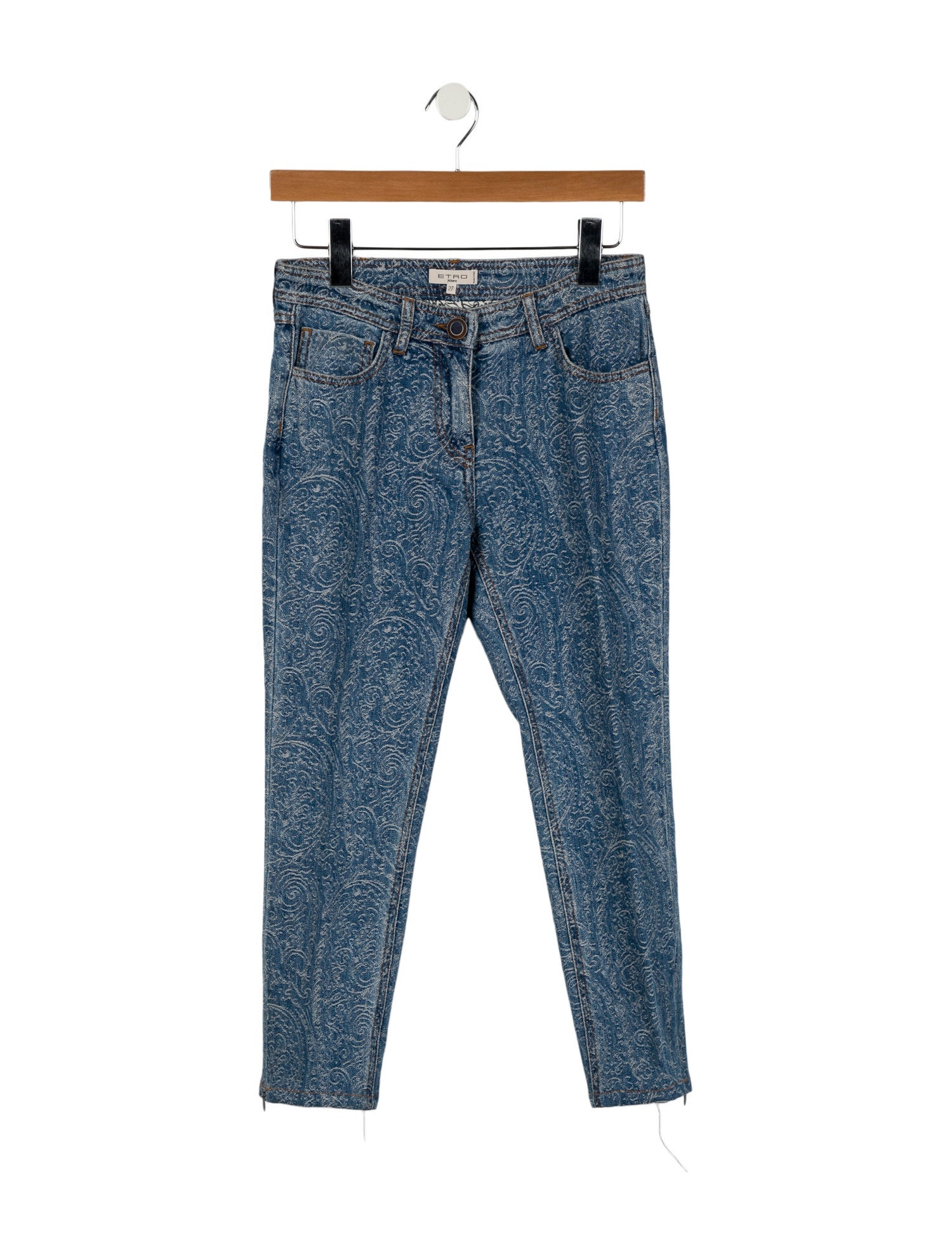 Etro Mid-Rise Straight Leg Jeans