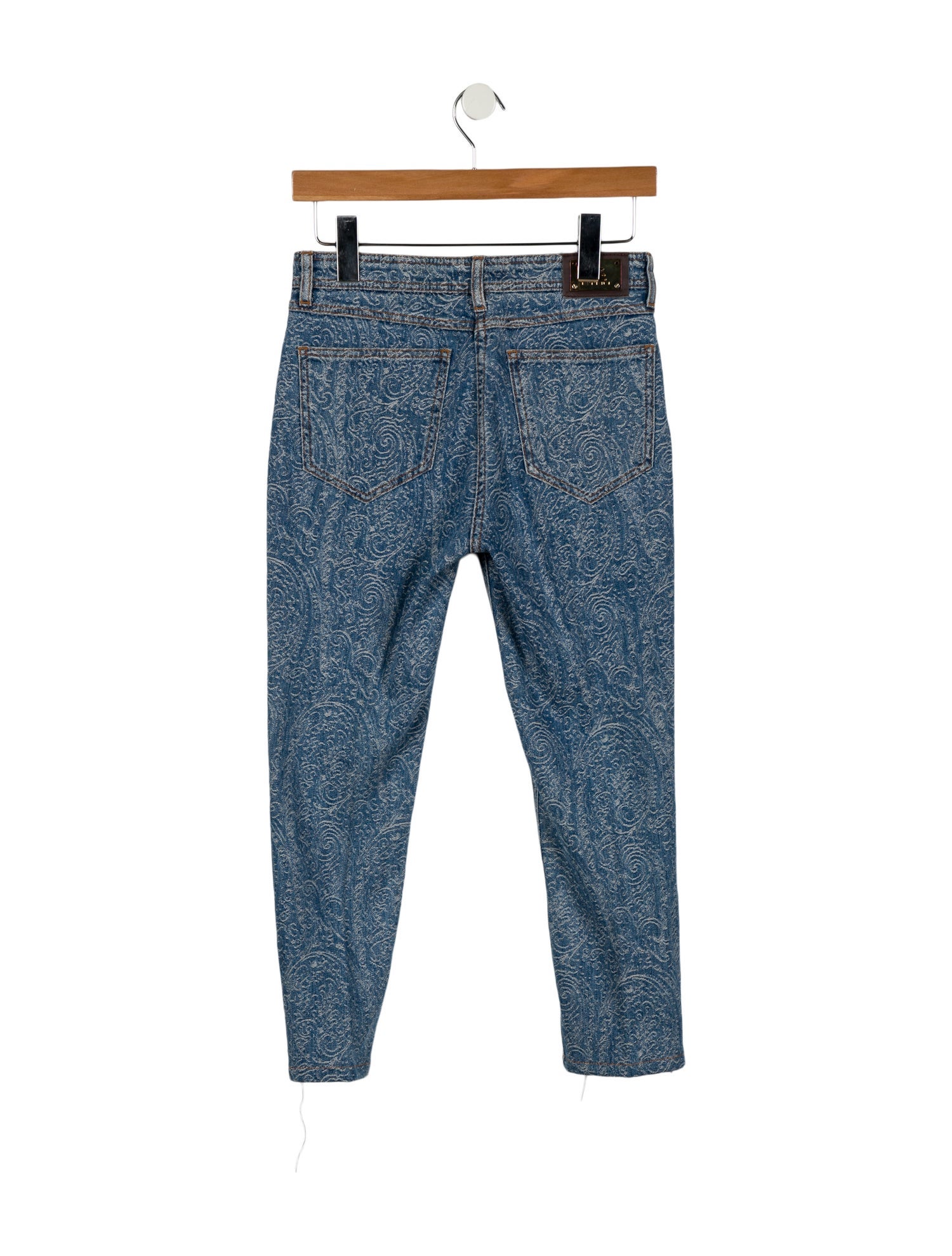 Etro Mid-Rise Straight Leg Jeans