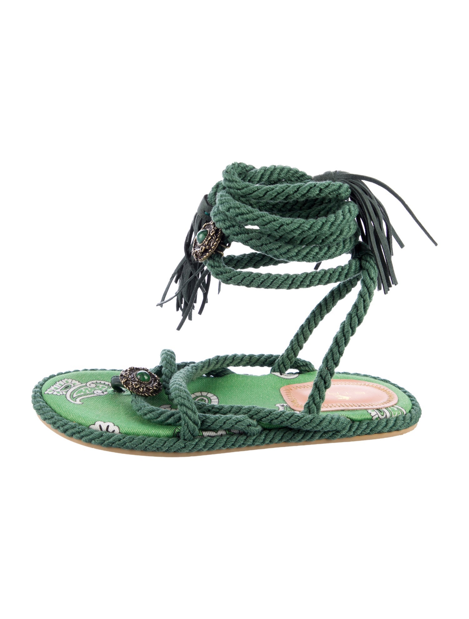 Etro T-Strap Sandals