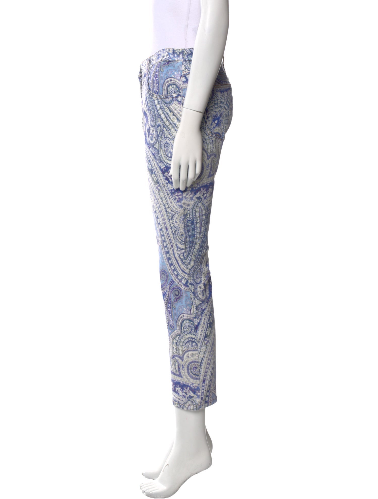 Etro Mid-Rise Straight Leg Jeans