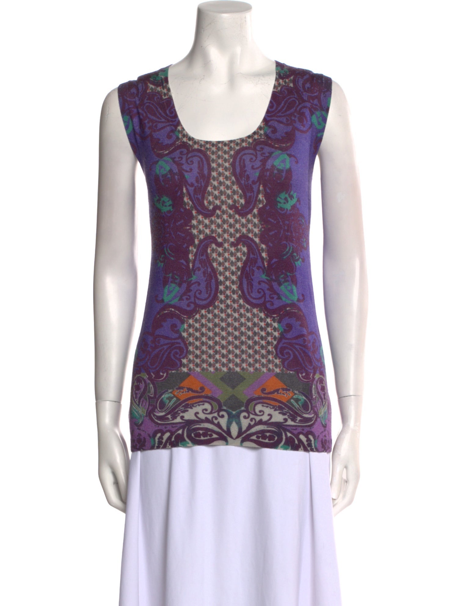 Etro Silk Printed Top