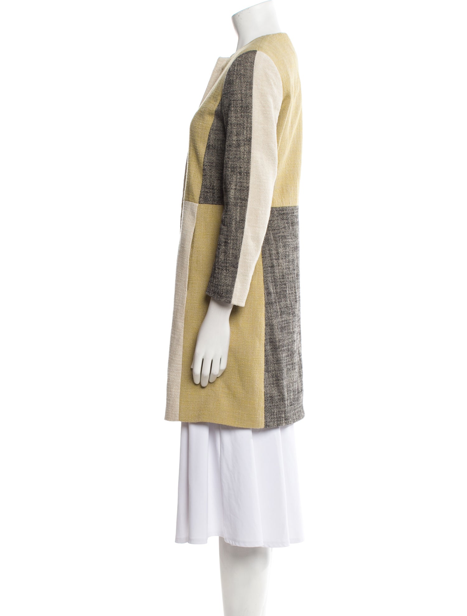 Etro Colorblock Pattern Coat