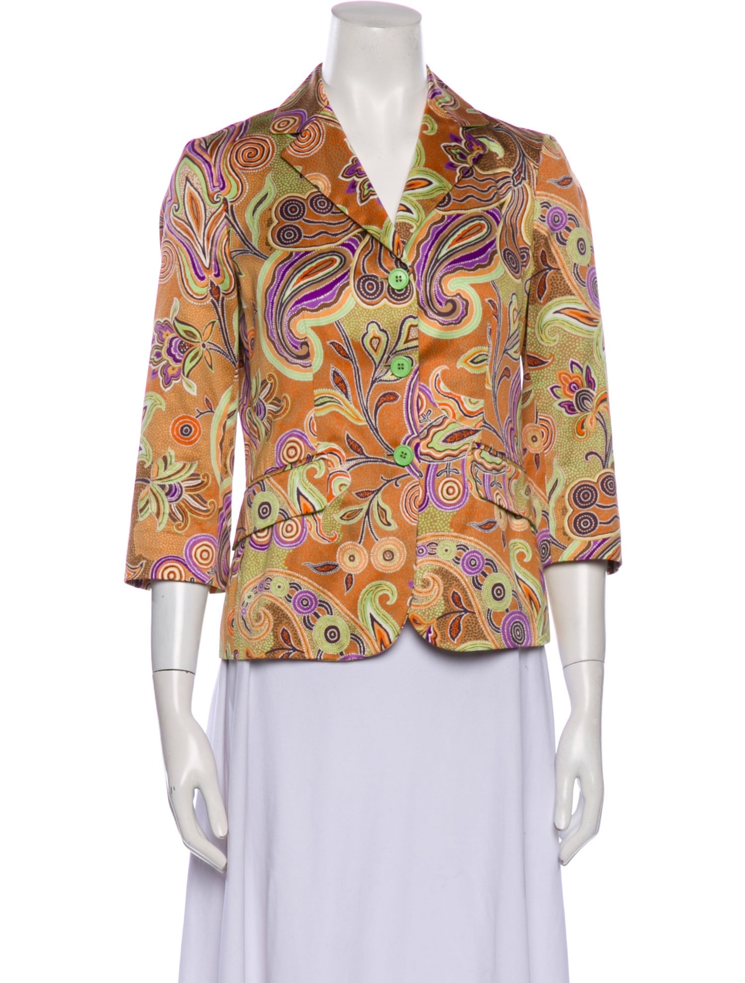 Etro Floral Print Blazer