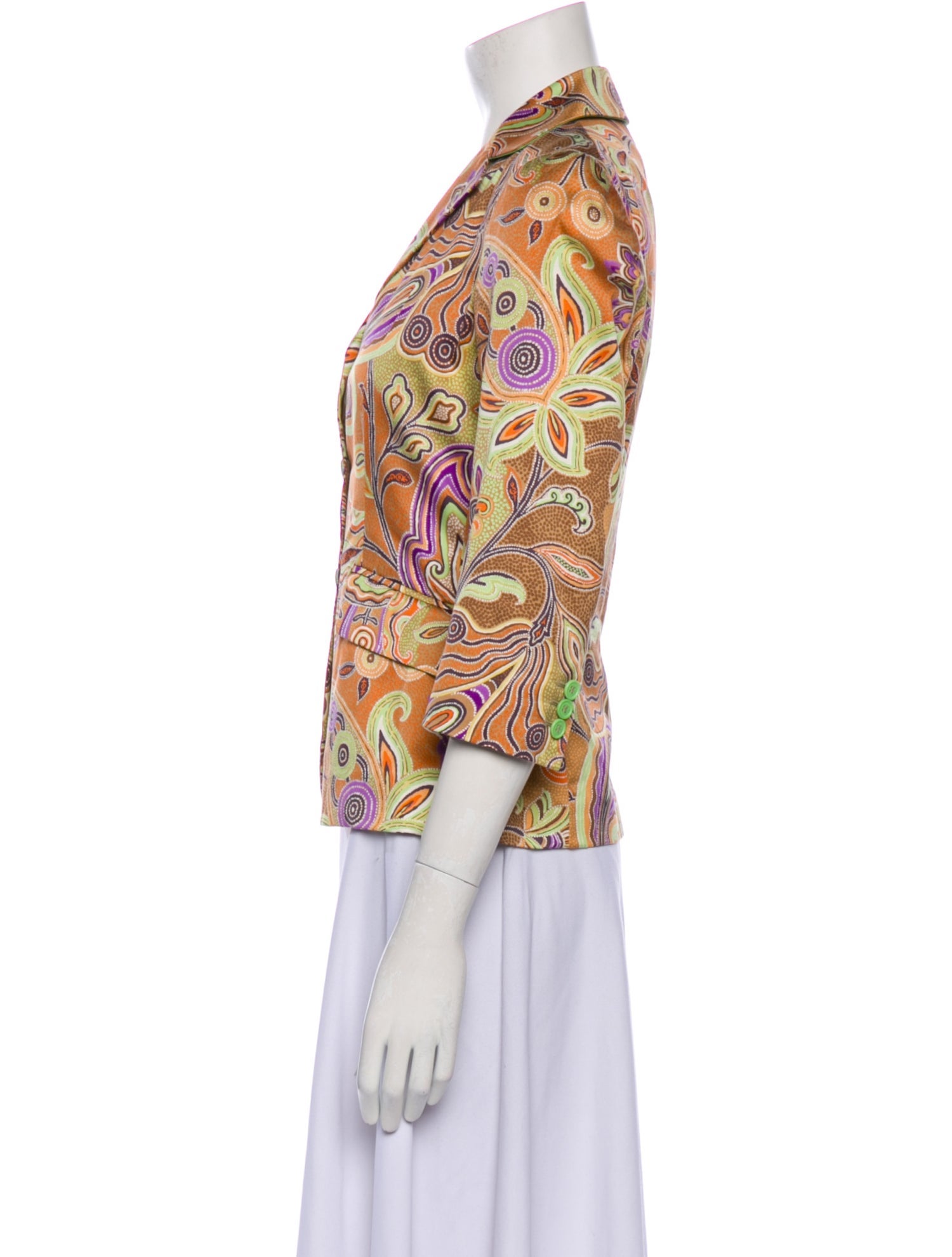 Etro Floral Print Blazer