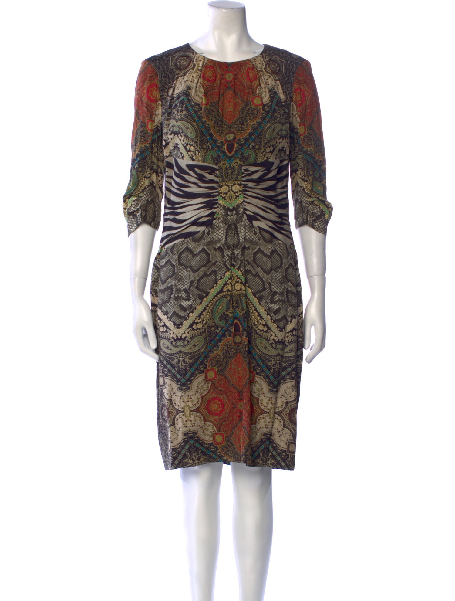 Etro Silk Knee-Length Dress