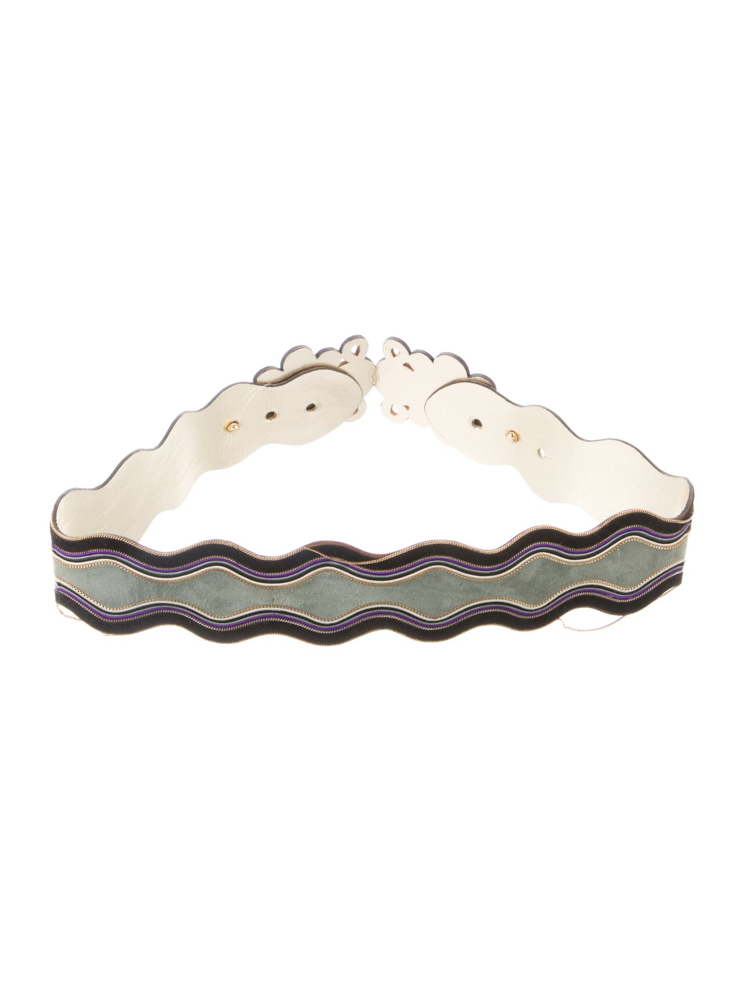 Etro Wide Leather Belt