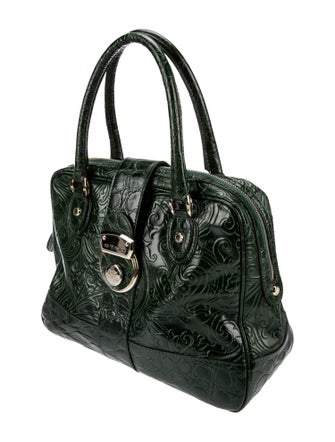 Etro Leather Top Handle Bag