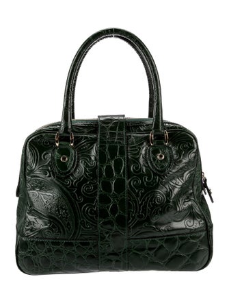 Etro Leather Top Handle Bag
